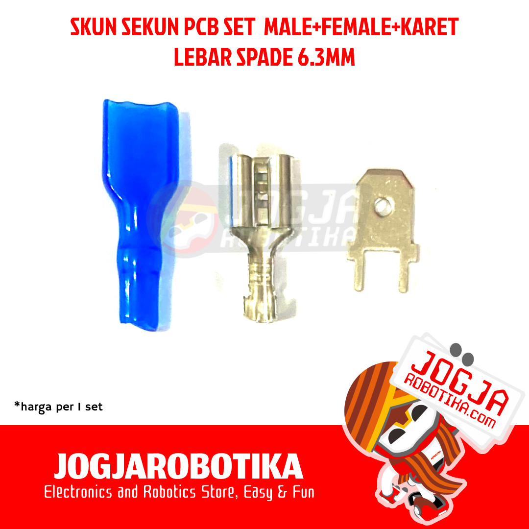 SEKUN SKUN PCB 1 SET MALE+FEMALE+KARET