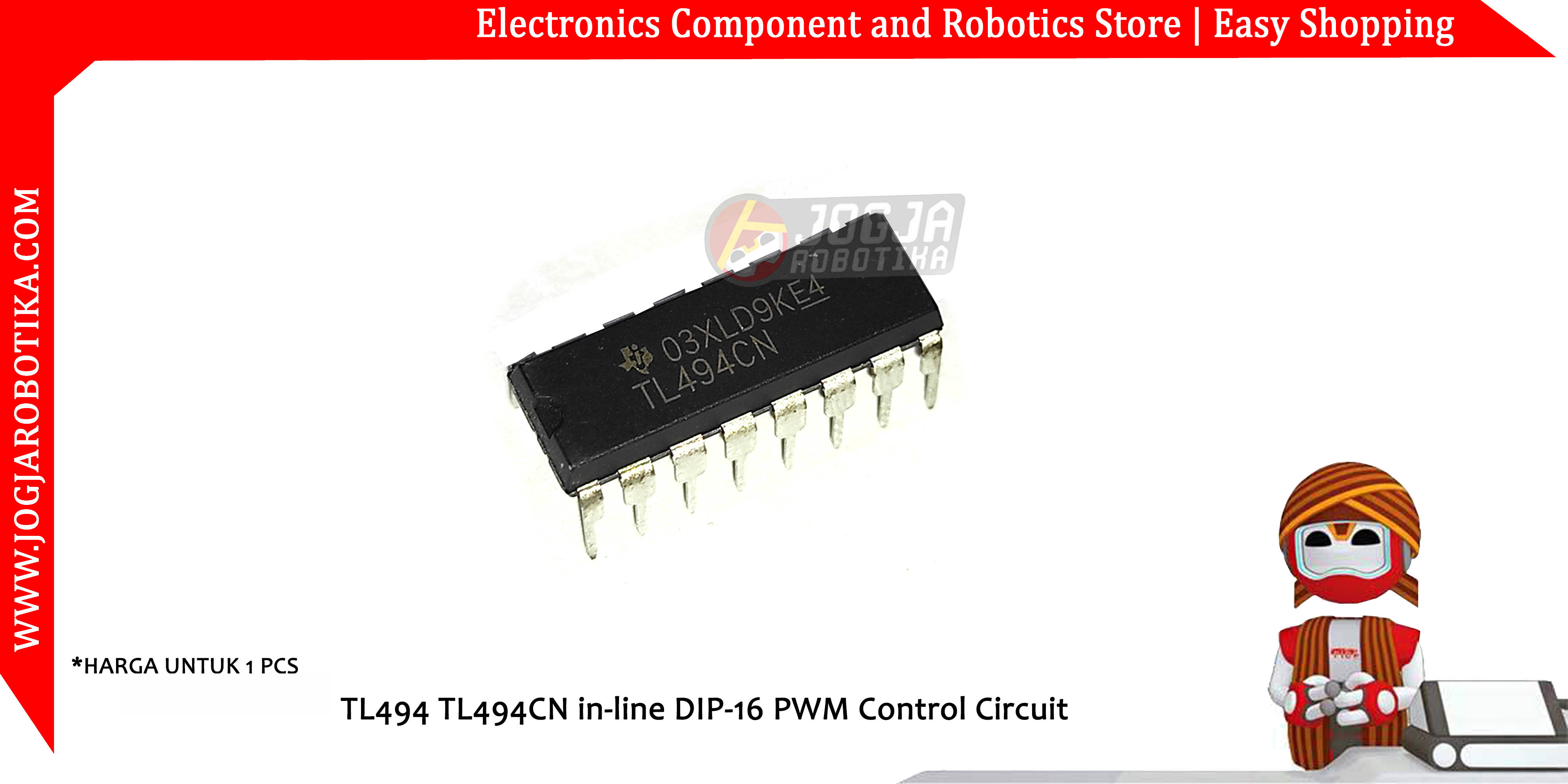 TL494 TL494CN in-line DIP-16 PWM Control Circuit
