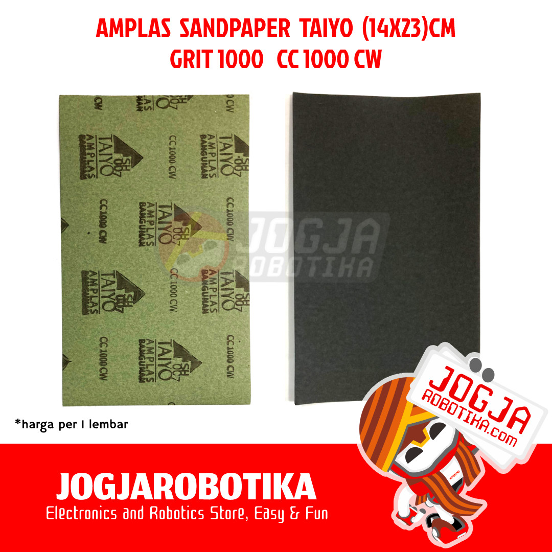 AMPLAS SANDPAPER TAIYO (14X23)CM - GRIT 1000 CC 1000 CW