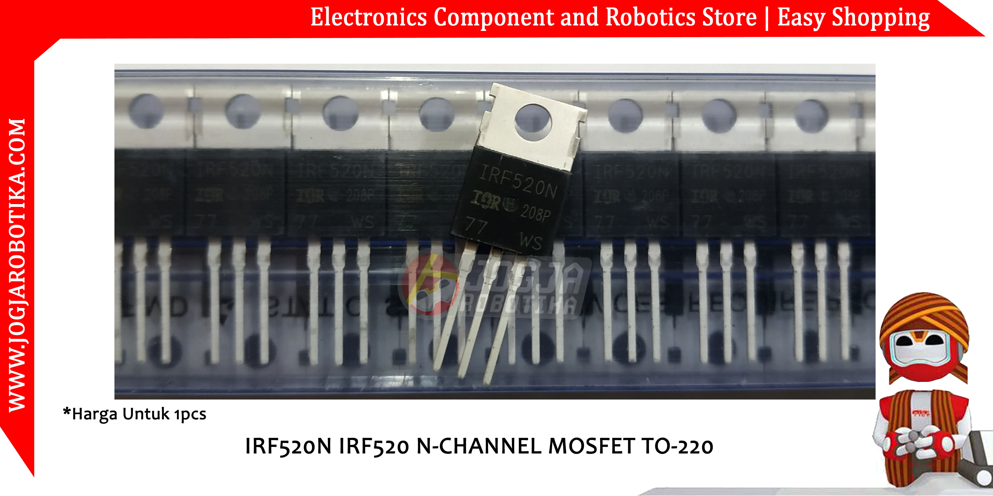 IRF520N IRF520 N-Channel MOSFET TO-220