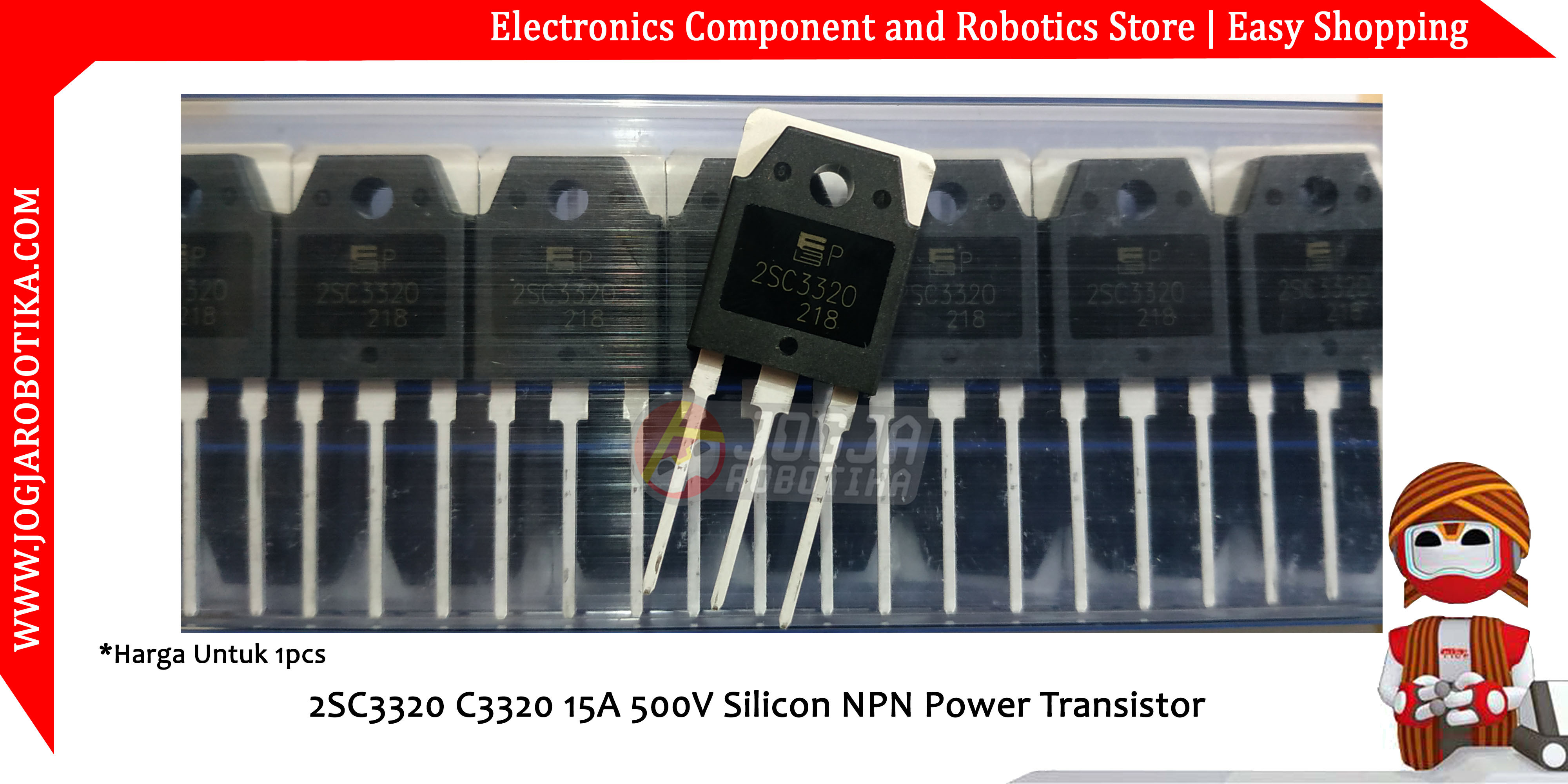 2SC3320 C3320 15A 500V Silicon NPN Power Transistor