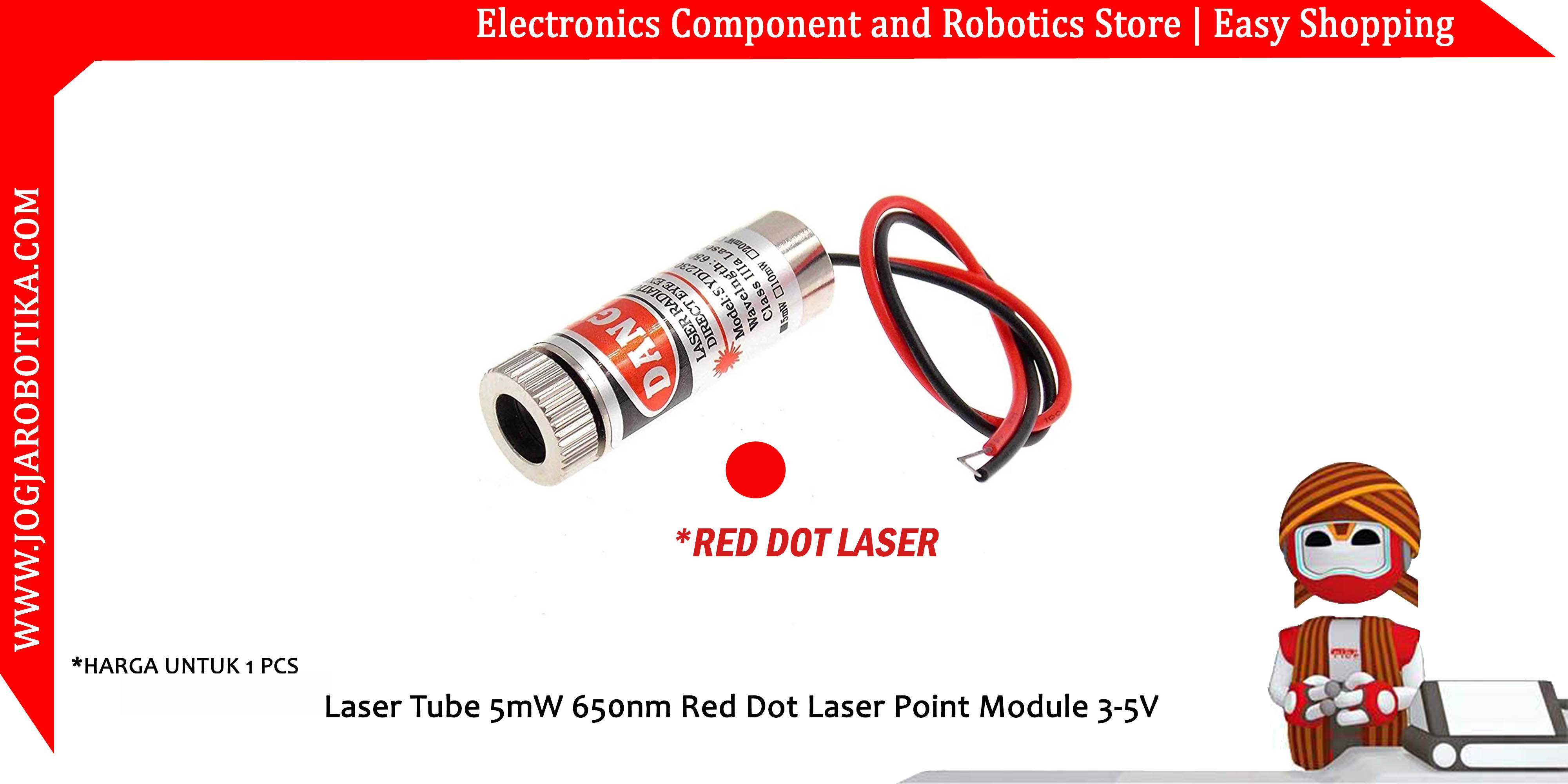 5mW 650nm Dot Line Laser Module