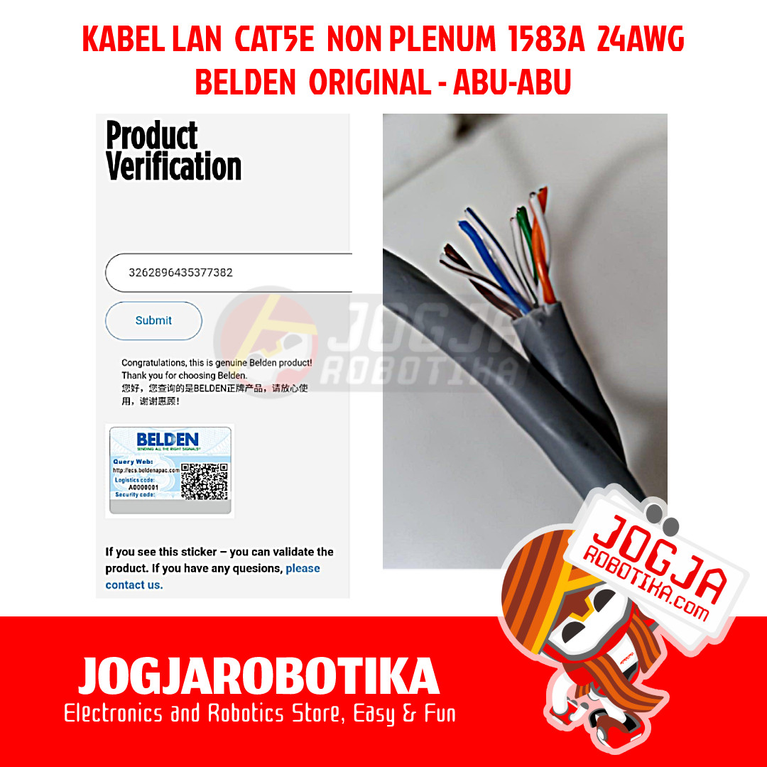 Kabel LAN 2M Straight CAT-6 UTP