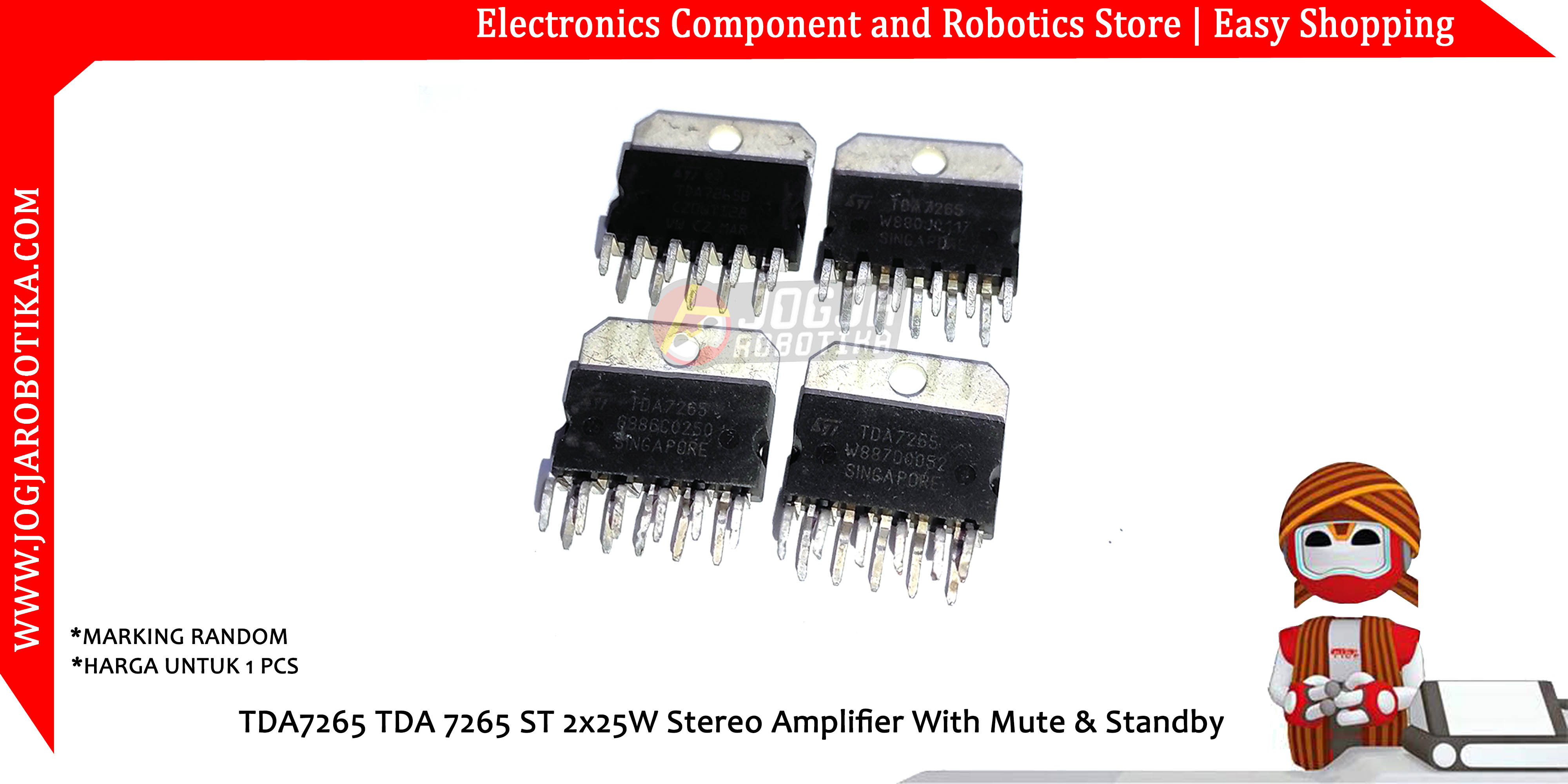 TDA7265 TDA 7265 ST 2x25W Stereo Amplifier With Mute & Standby