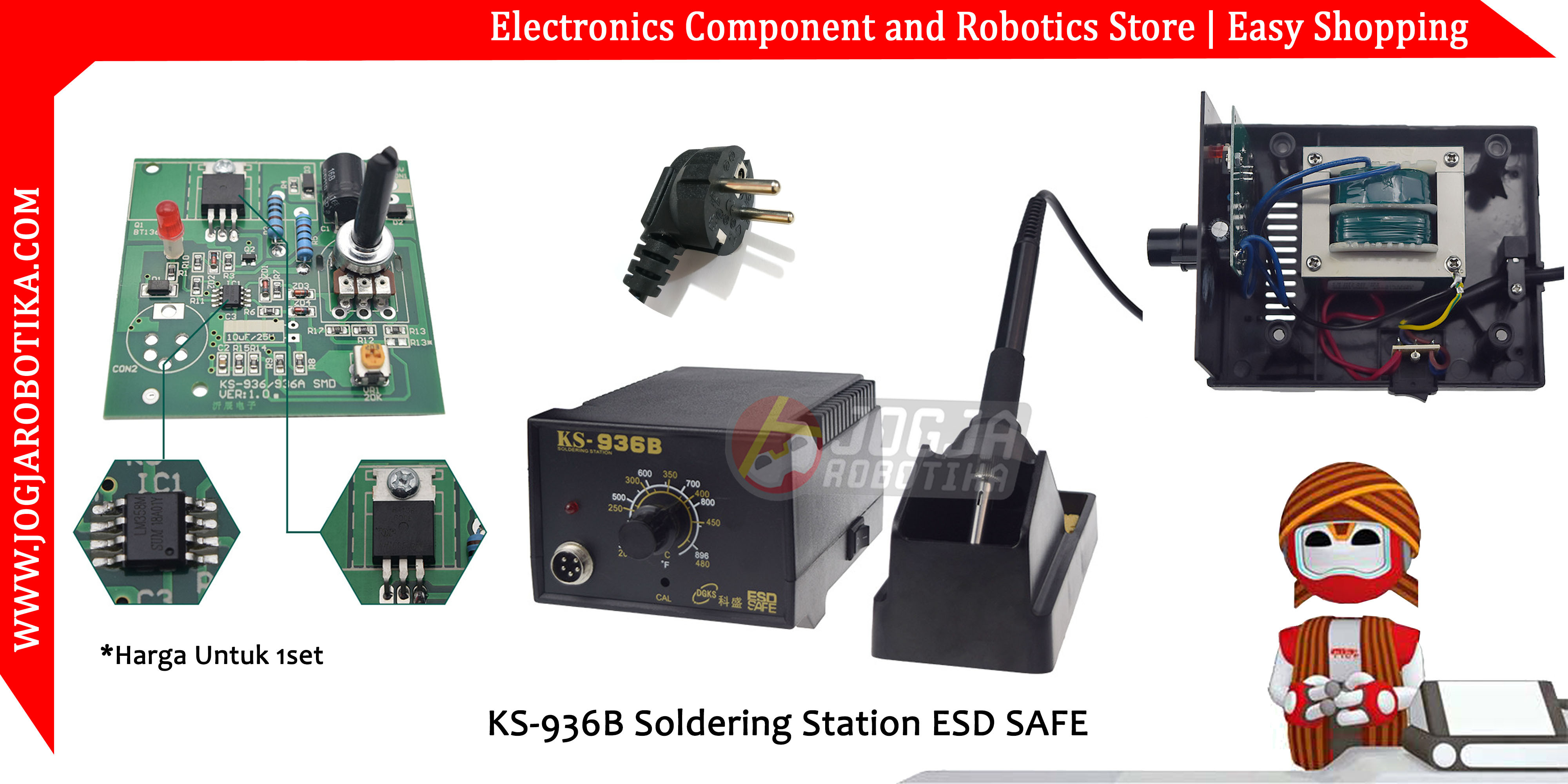 KS-936B Soldering Station ESD SAFE