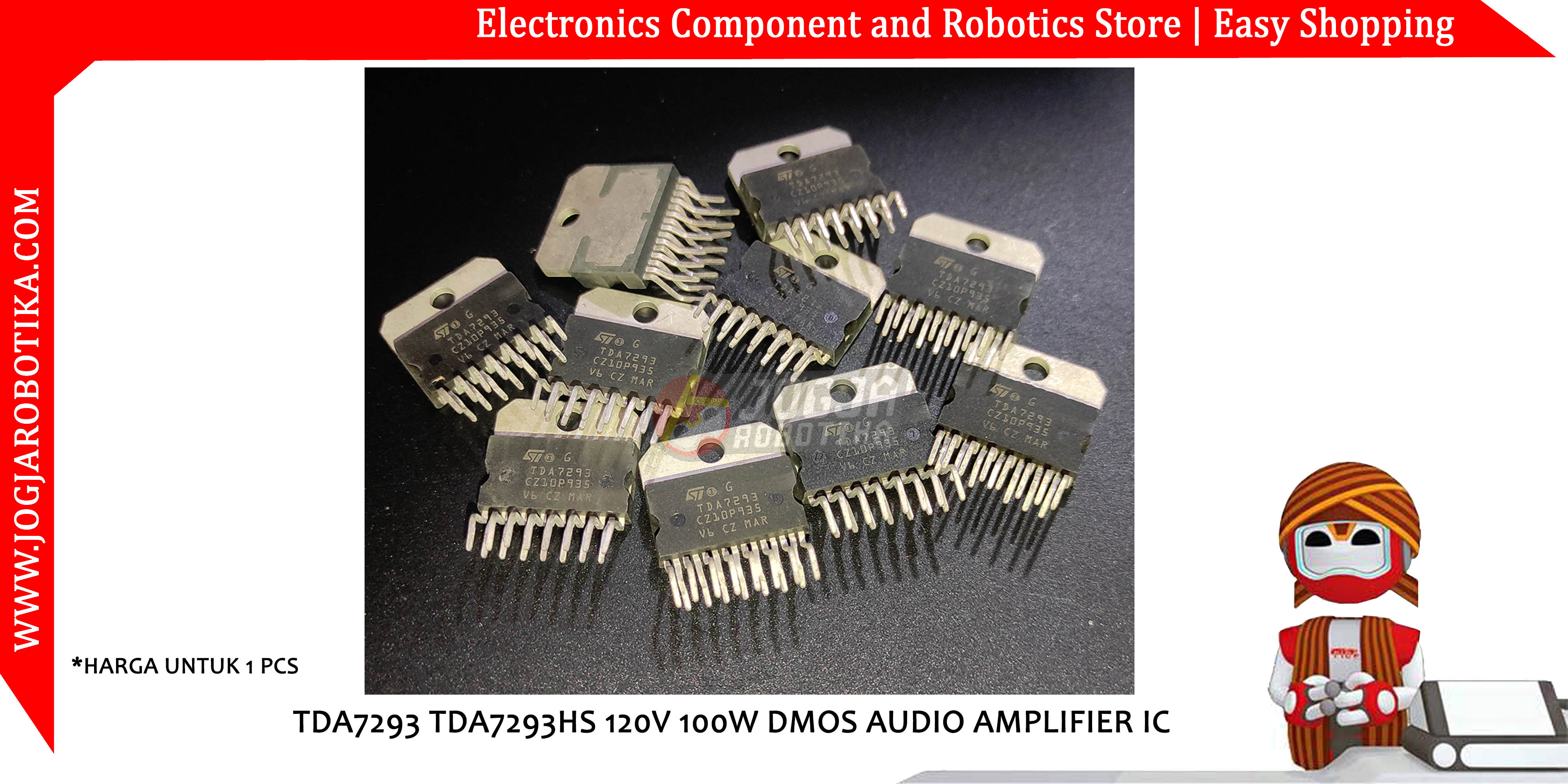 TDA7293 TDA7293HS 120V 100W DMOS AUDIO AMPLIFIER IC