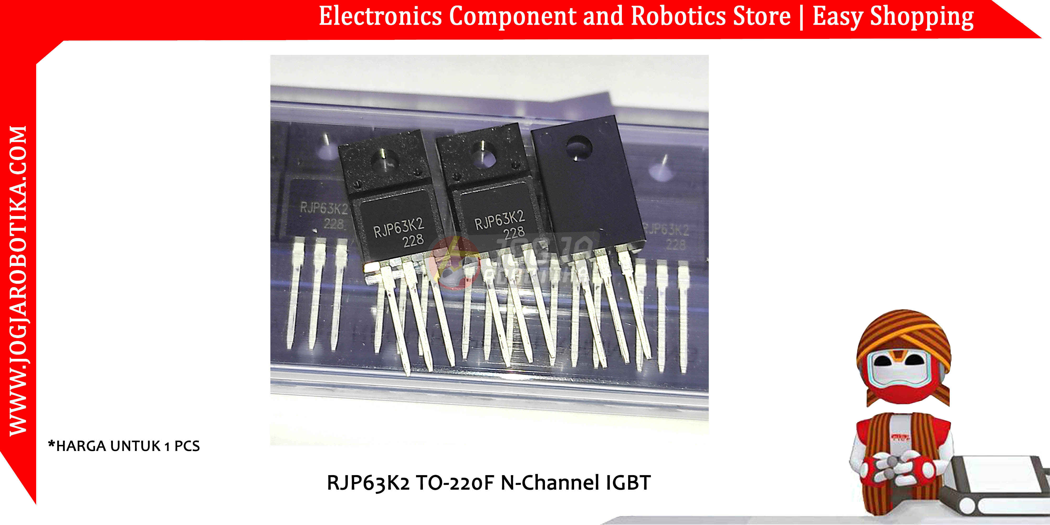RJP63K2 TO-220F N-Channel IGBT