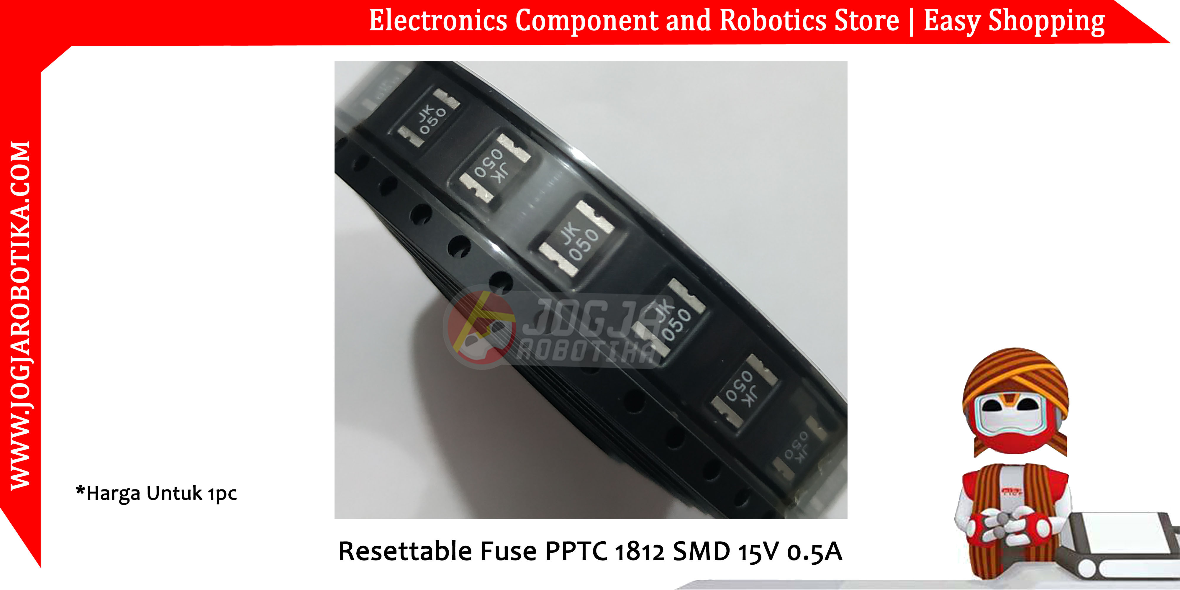 Resettable Fuse PPTC 1812 SMD 15V 0.5A
