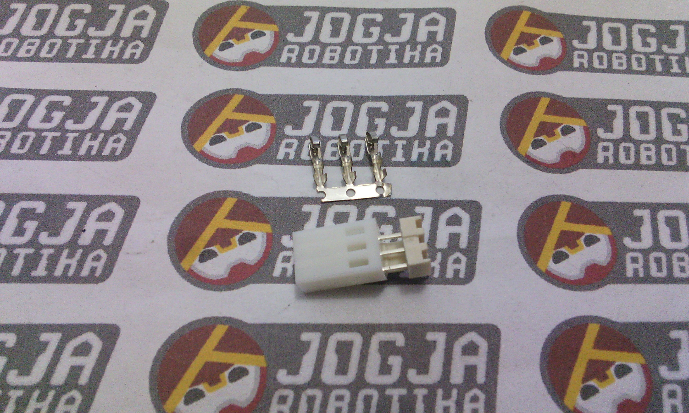 White Housing 3 Pin tipe L (kaki siku)