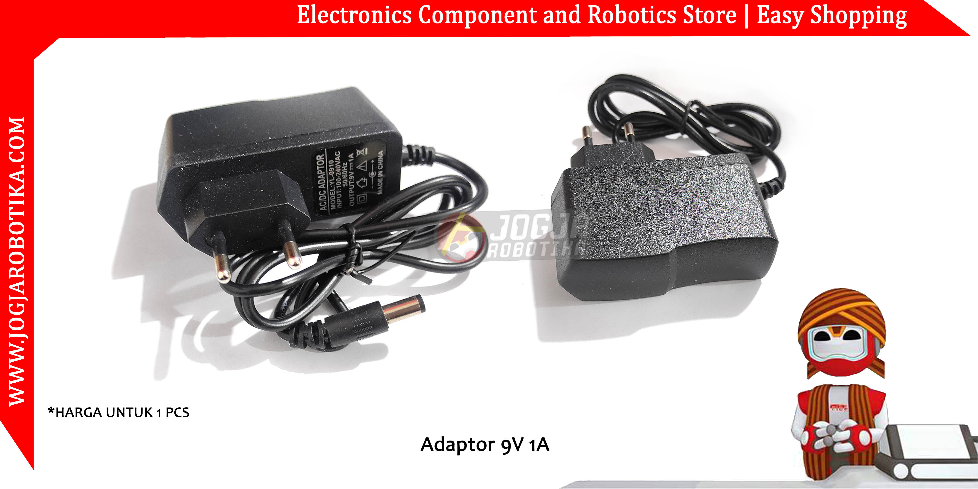 Adaptor 9V 1A