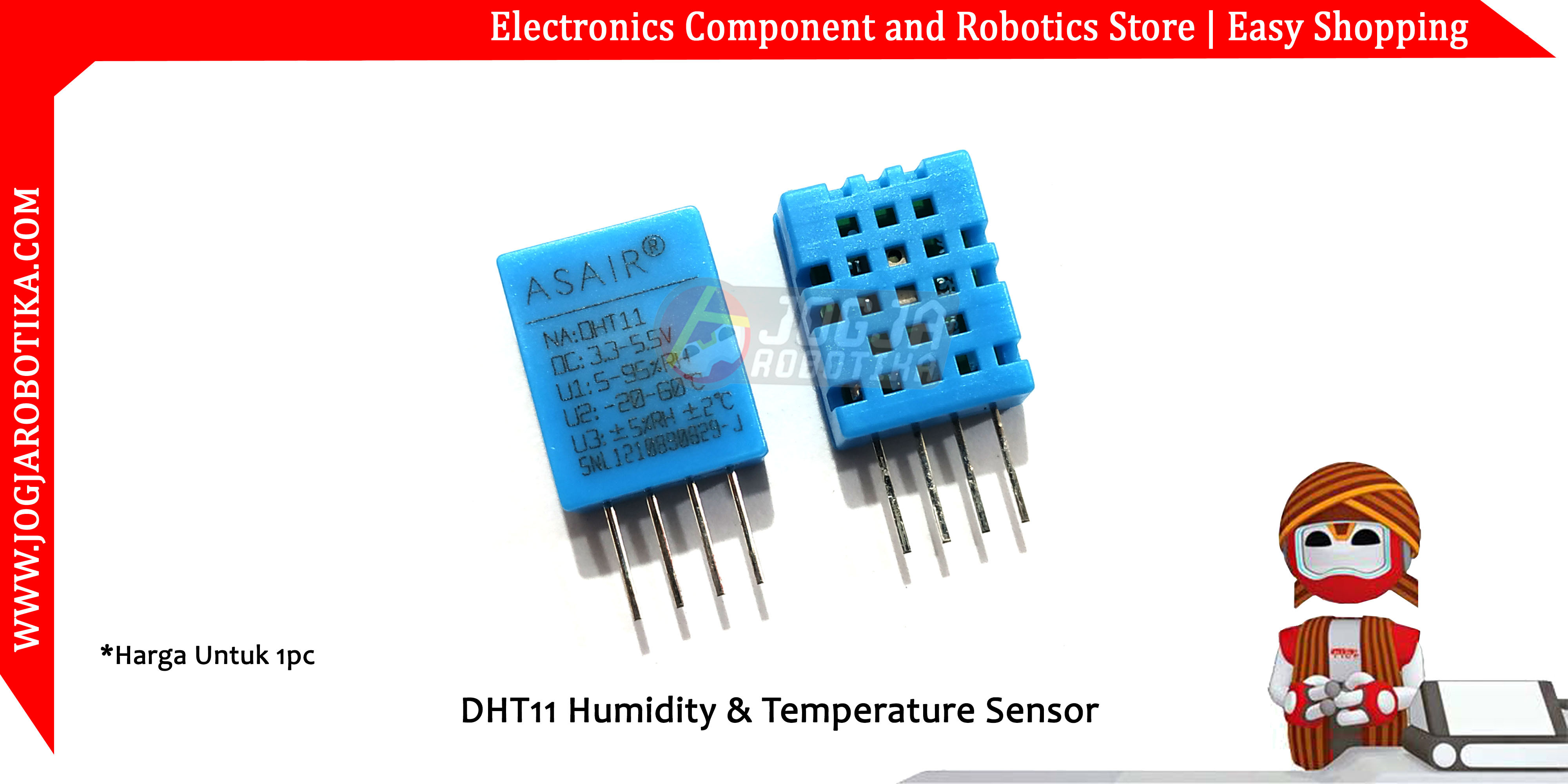 DHT11 Humidity & Temperature Sensor