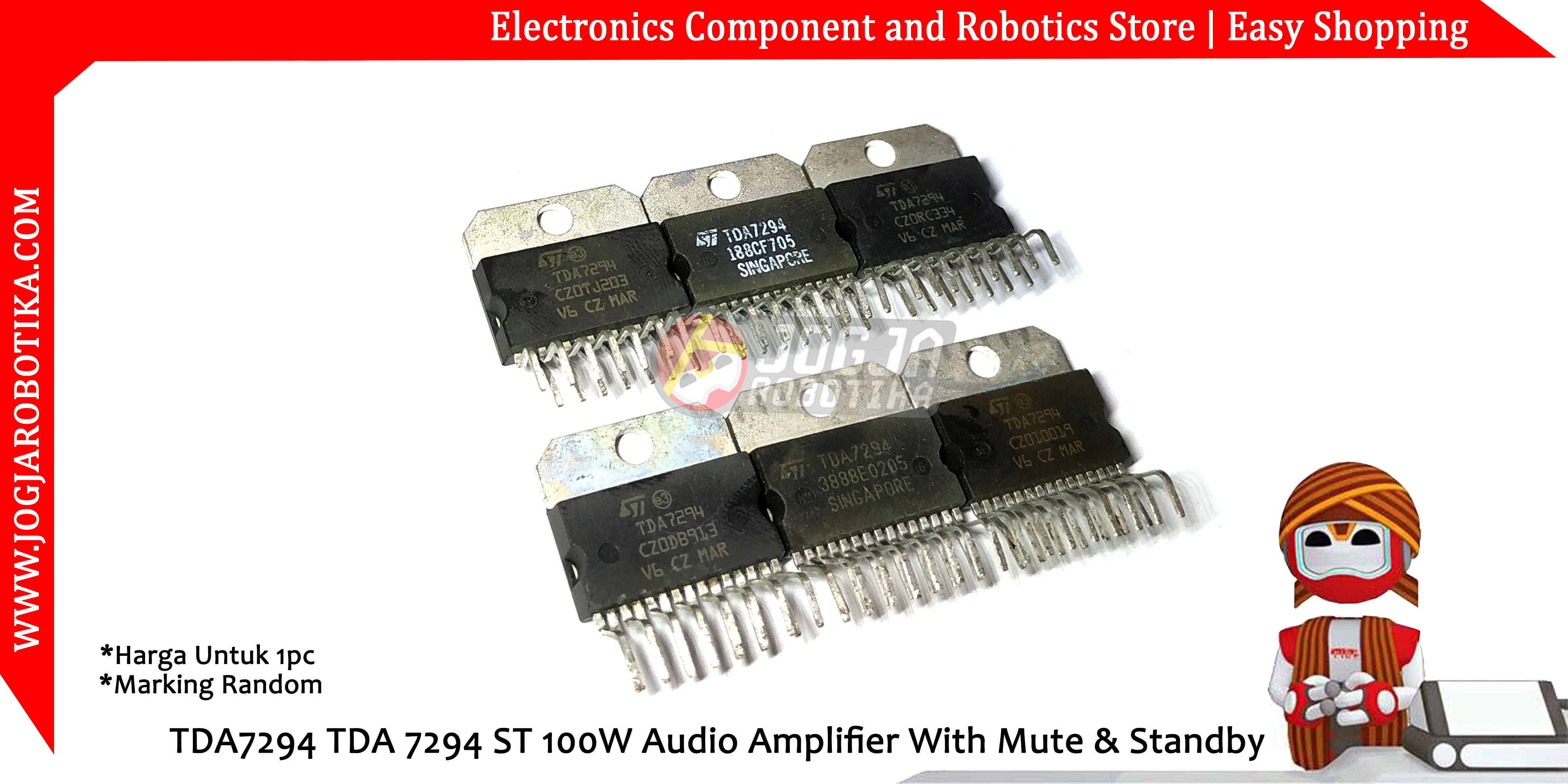 TDA7294 TDA 7294 ST 100W Audio Amplifier With Mute & Standby