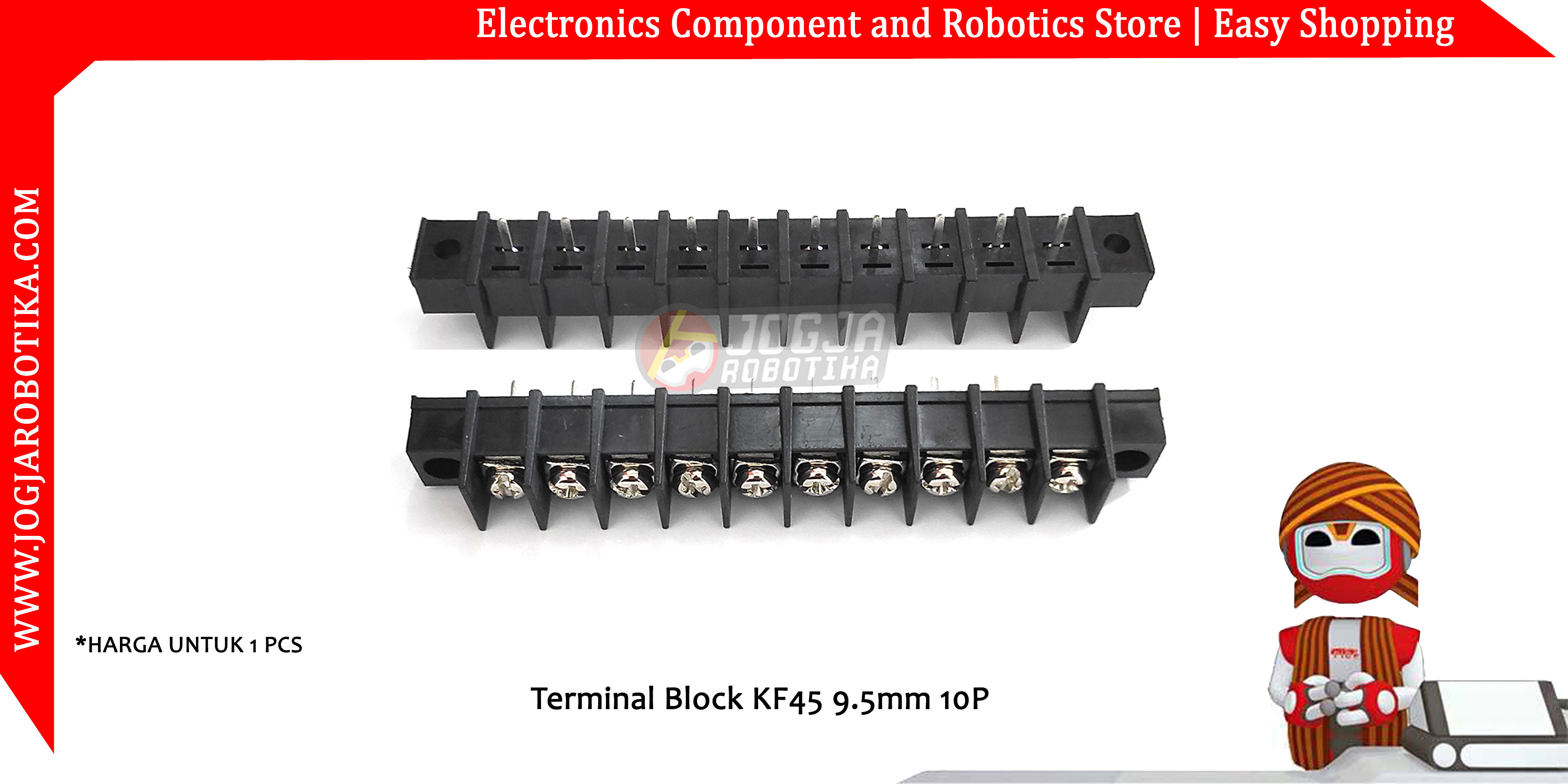 Terminal Block KF45 9.5mm 10P