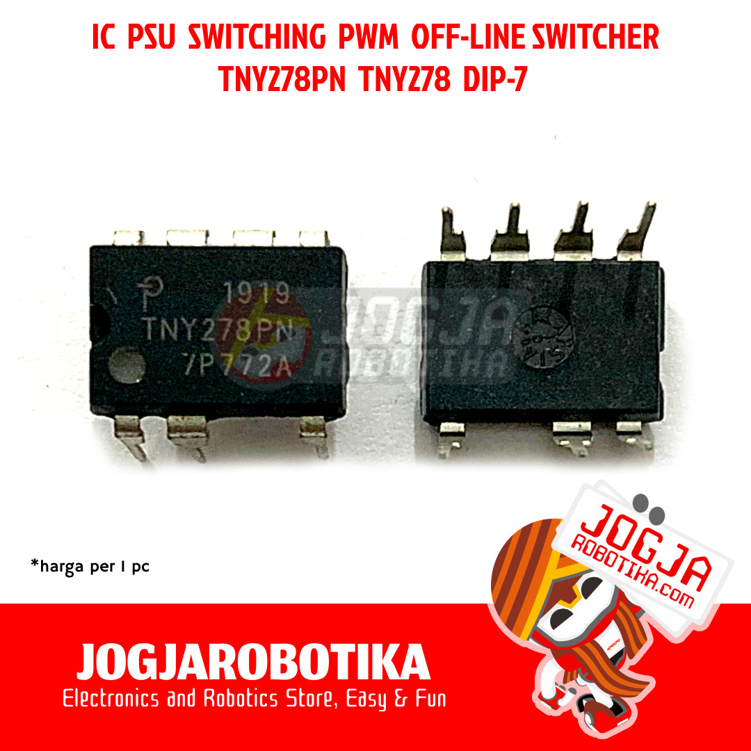 IC SWITCHING PSU PWM OFF-LINE SWITCHER DIP-7 - TNY278PN