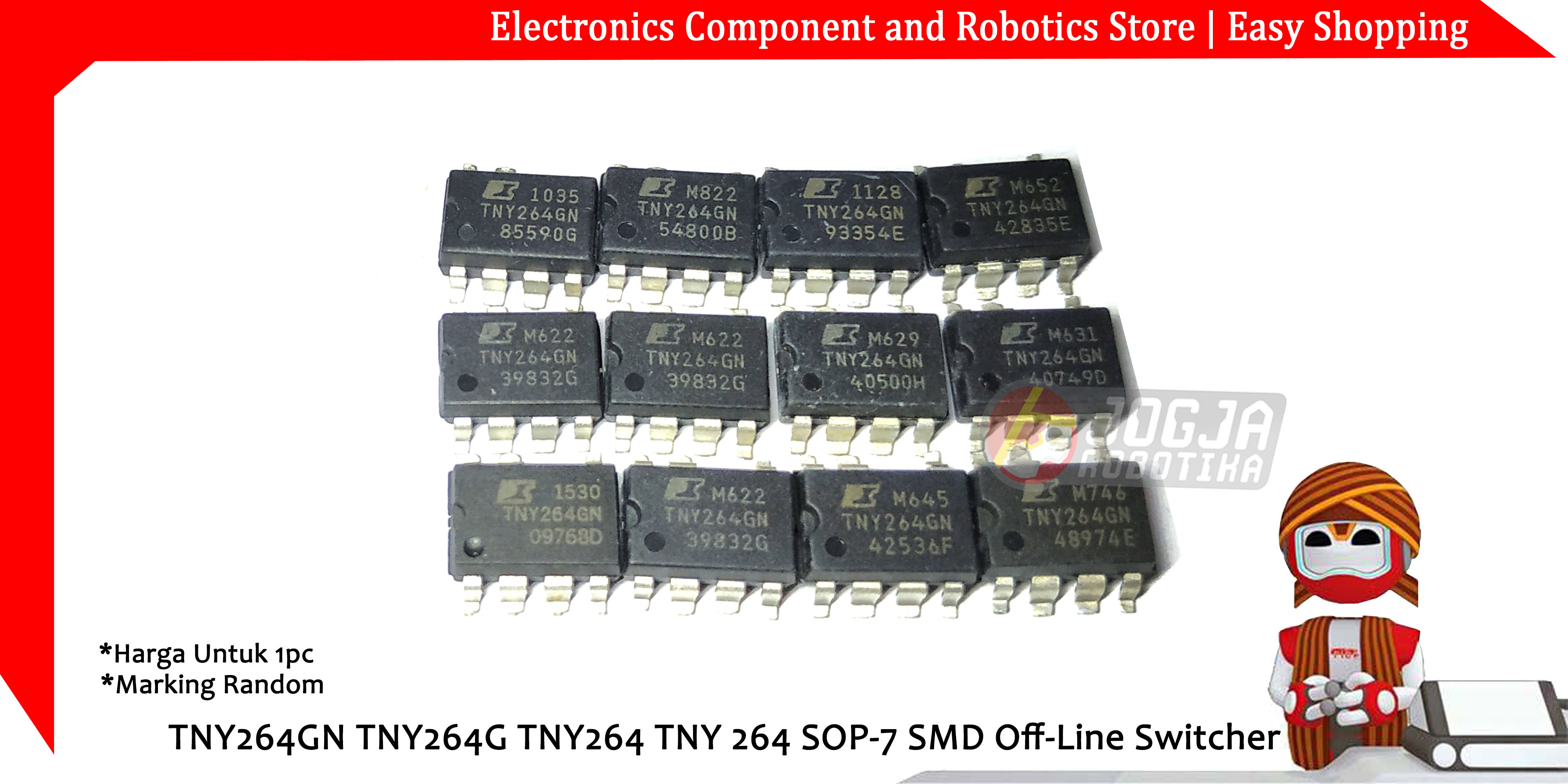 TNY264GN TNY264G TNY264 TNY 264 SOP-7 SMD Off-Line Switcher