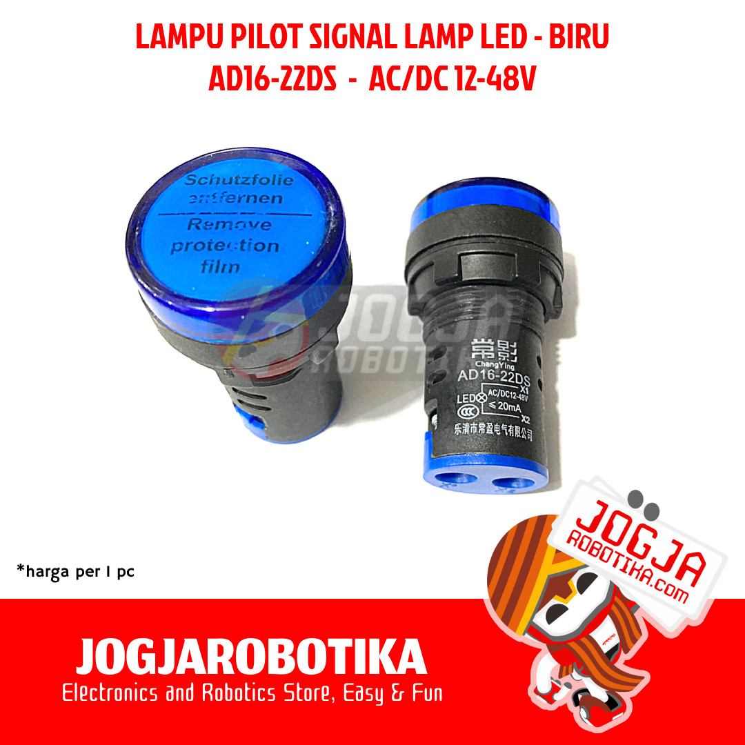 LAMPU PILOT PILOT LAMP SIGNAL LAMP LED AC 220V 22MM - MERAH