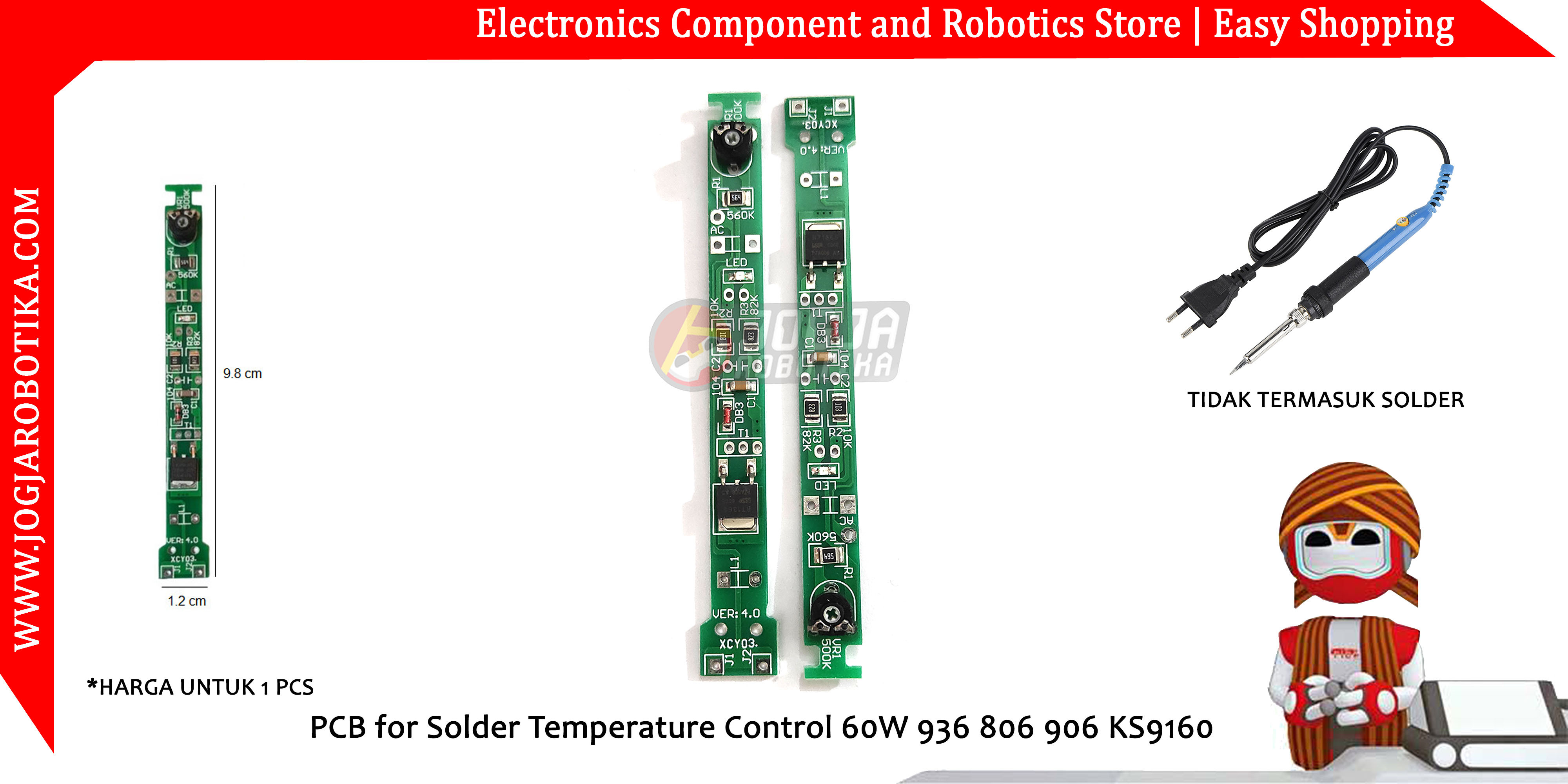 PCB for Solder Temperature Control 60W 936 806 906 KS9160