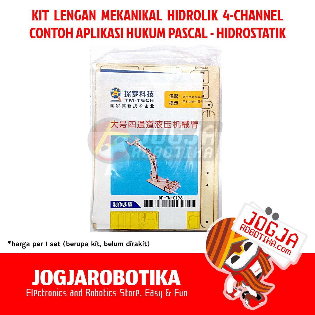MAINAN EDUKASI RAKIT PUZZLE DESAIN MEKANIKAL KIT PROTOTIPE - KIT LENGAN PASCAL