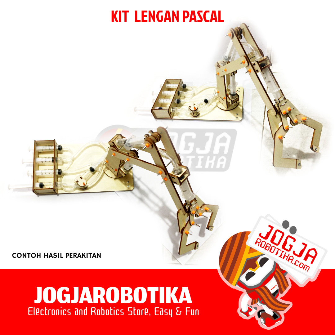 MAINAN EDUKASI RAKIT PUZZLE DESAIN MEKANIKAL KIT PROTOTIPE - KIT LENGAN PASCAL