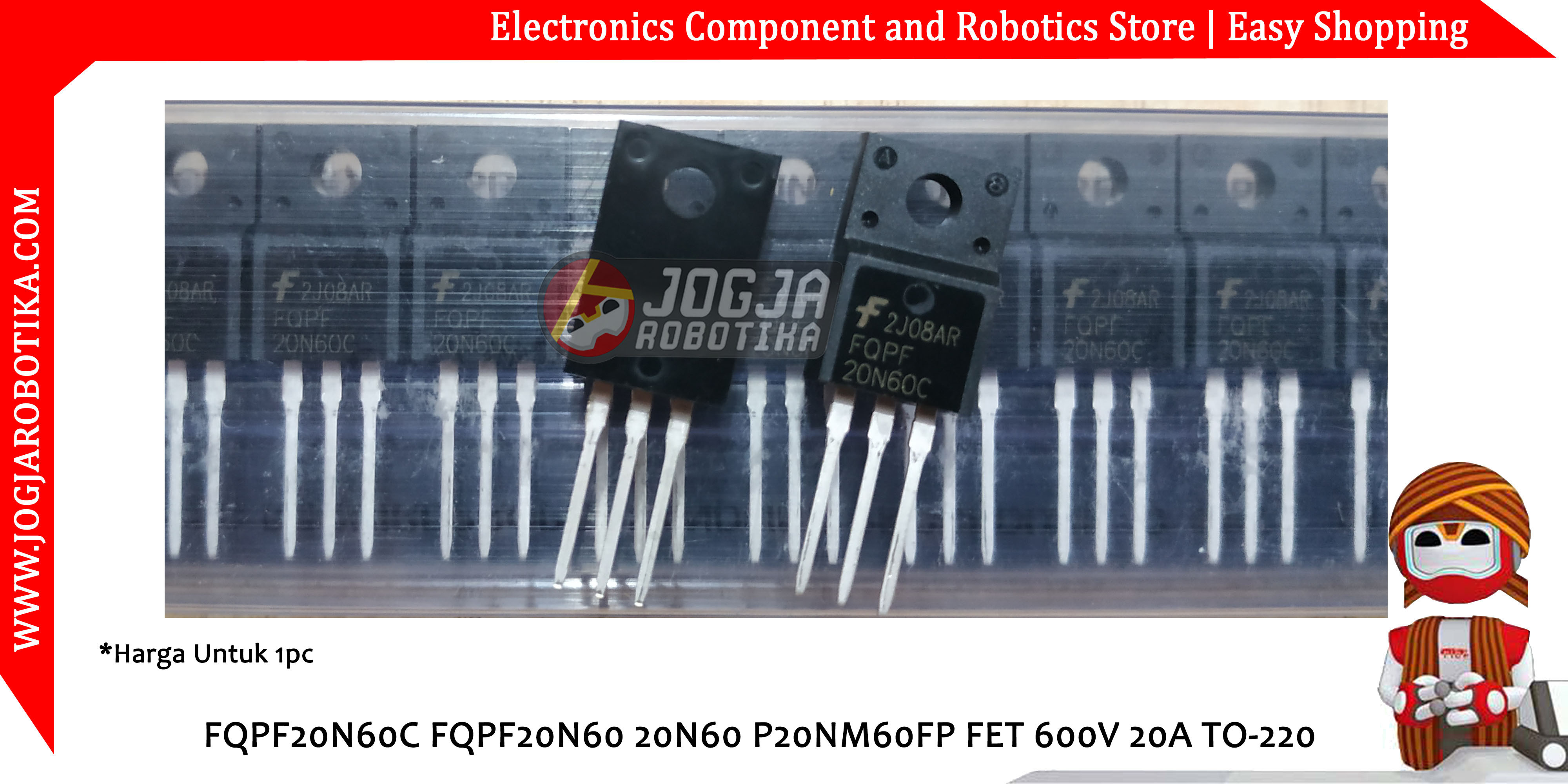 FQPF20N60C FQPF20N60 20N60 P20NM60FP FET 600V 20A TO-220