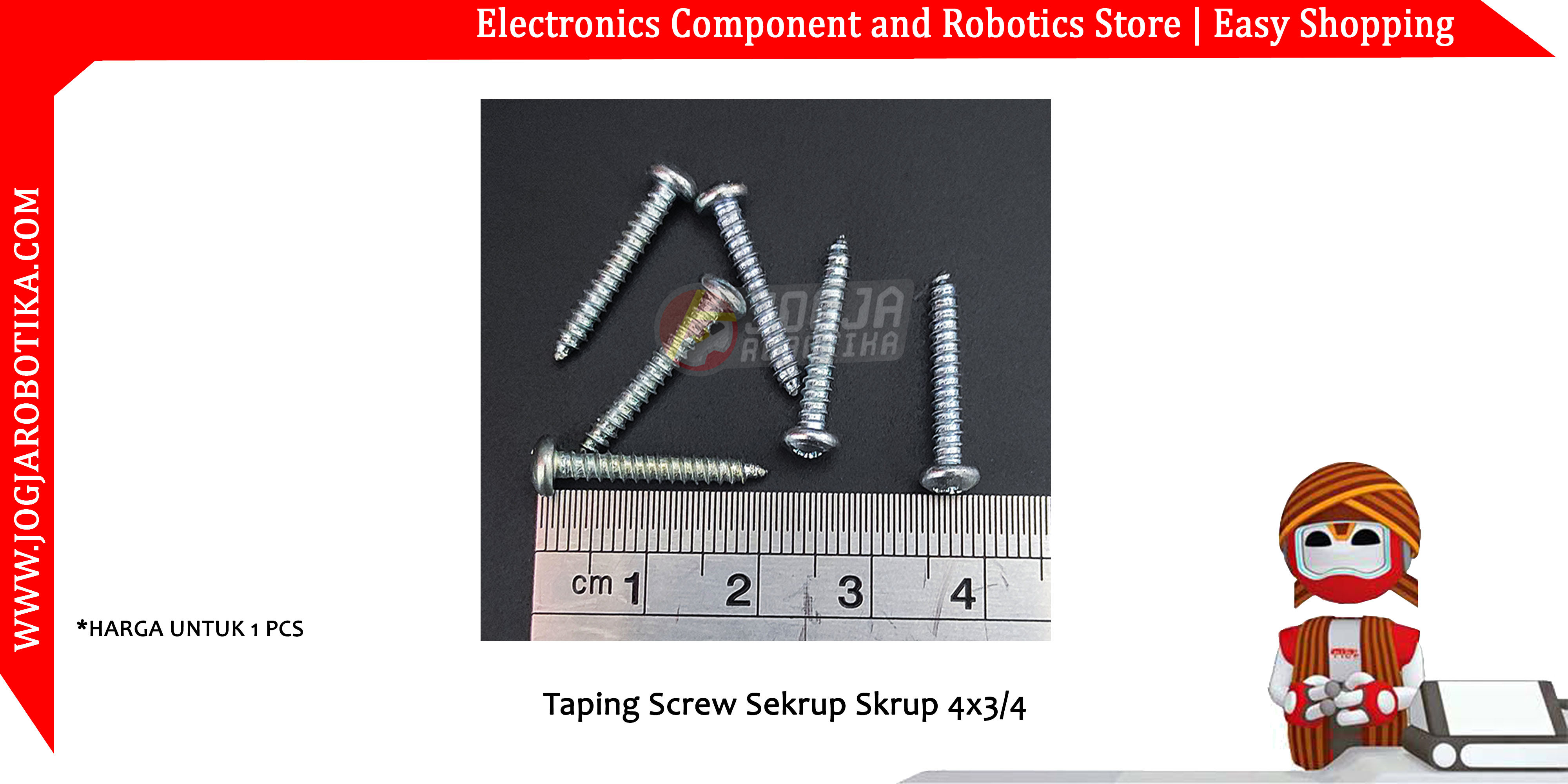 Taping Screw Sekrup Skrup 4x5/8