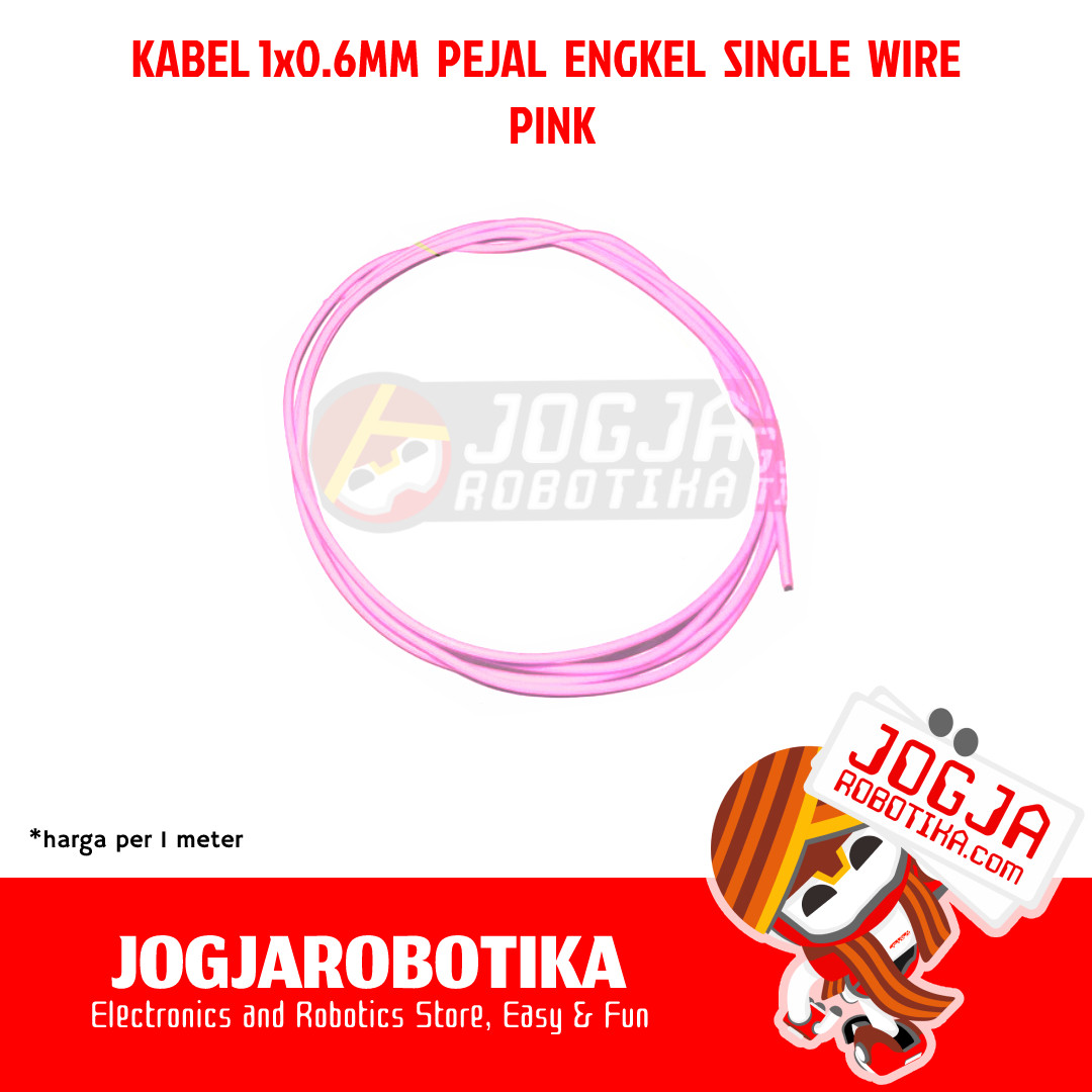 Kabel 1x0.6mm Pejal Single Wire - Hitam