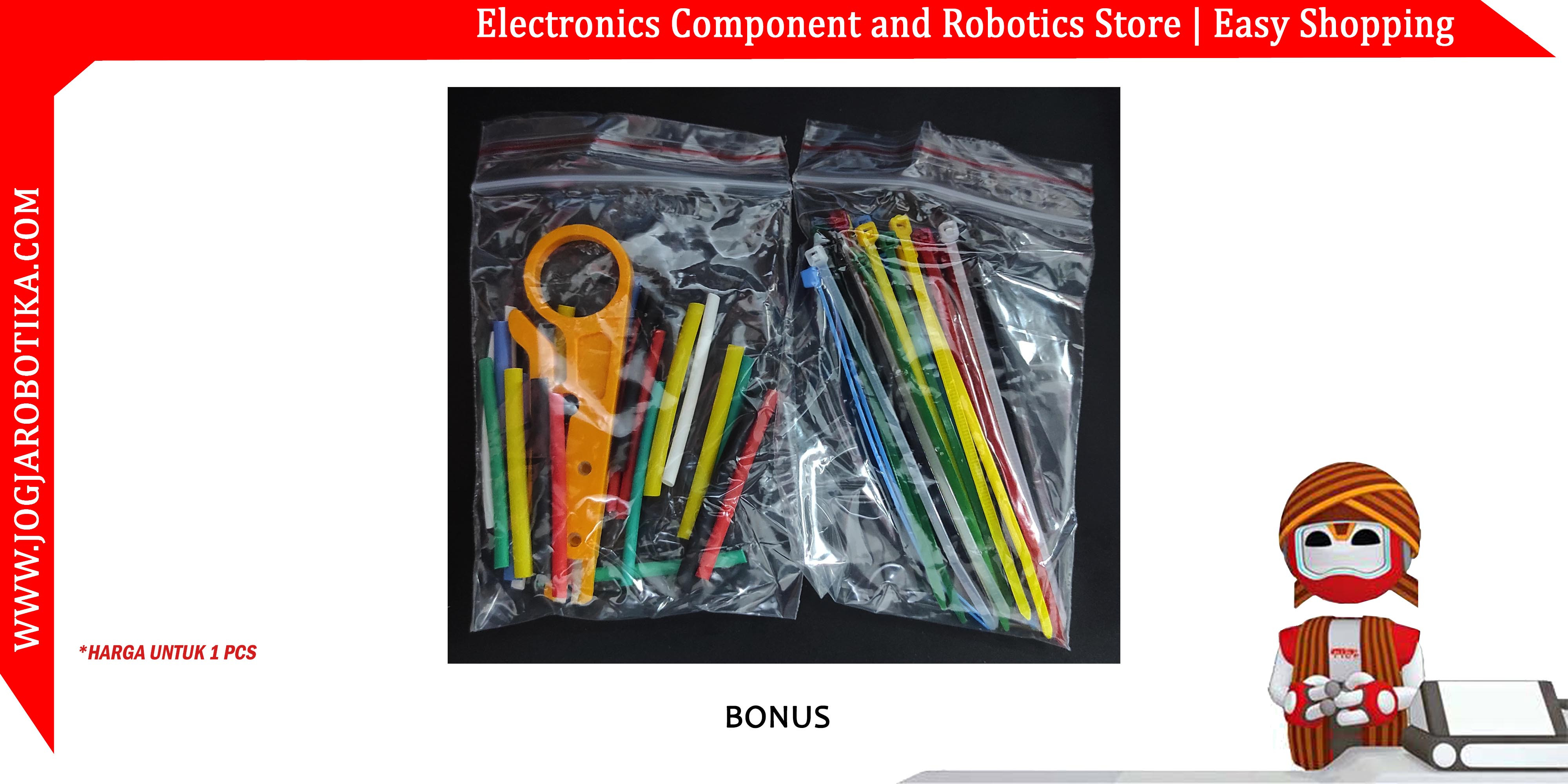 Kabel Silikon Fleksibel Flexible Hook Up Wire Kit 26AWG AWG 26 5 Warna