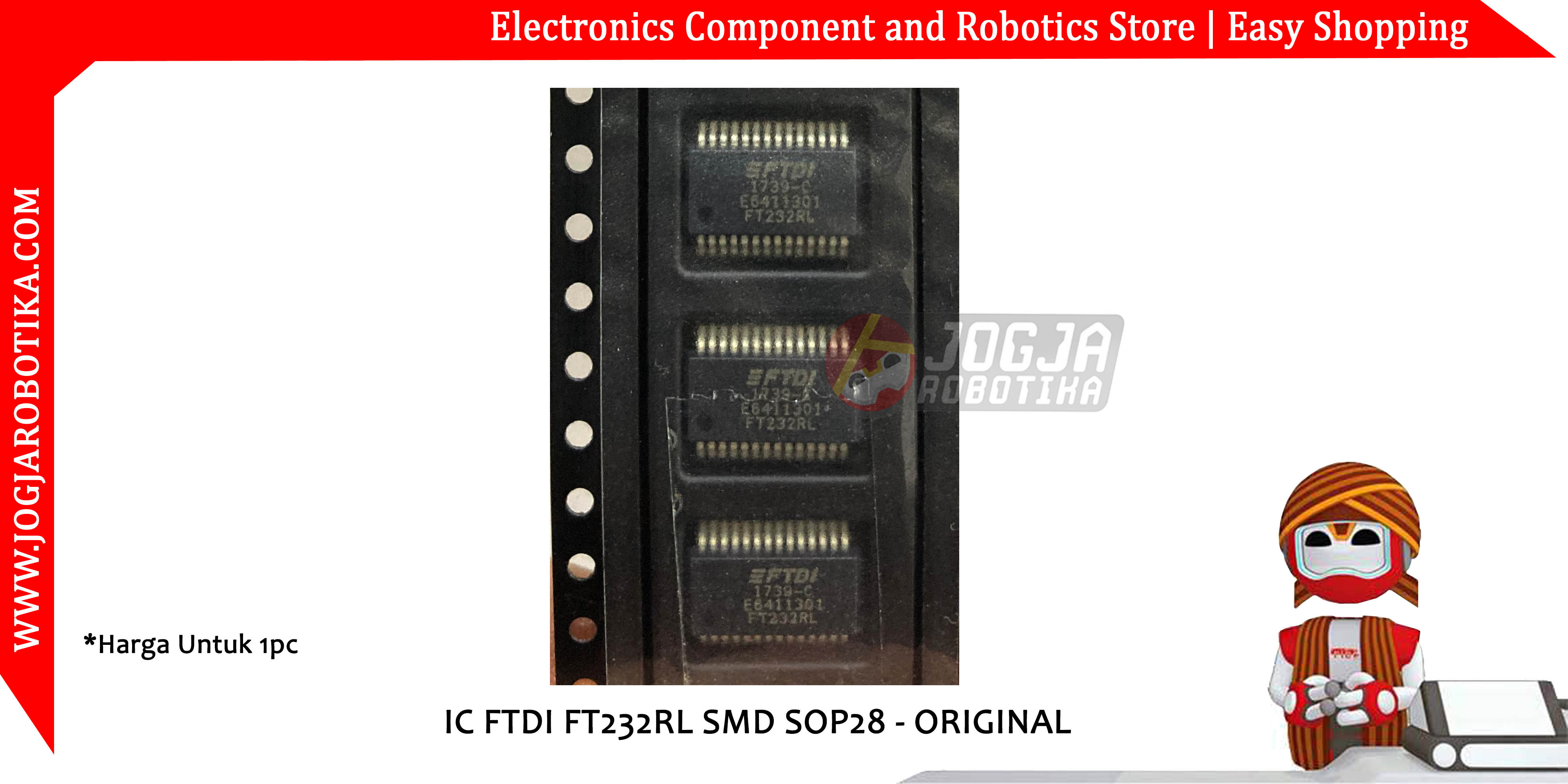 IC FTDI FT232RL SMD SOP28 - ORIGINAL