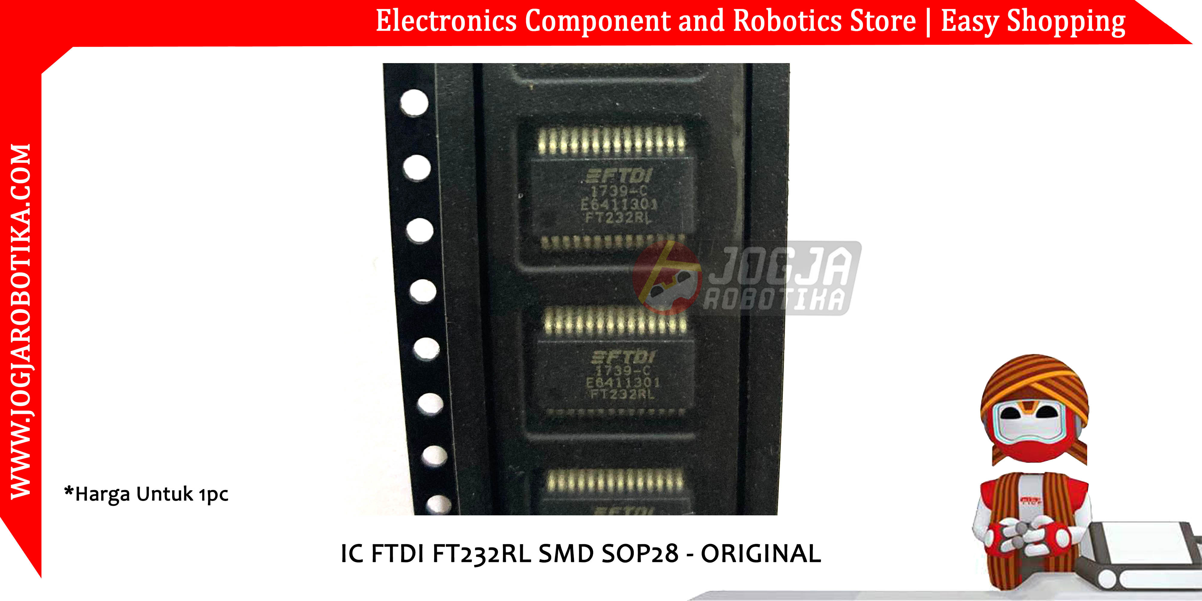 IC FTDI FT232RL SMD SOP28 - ORIGINAL
