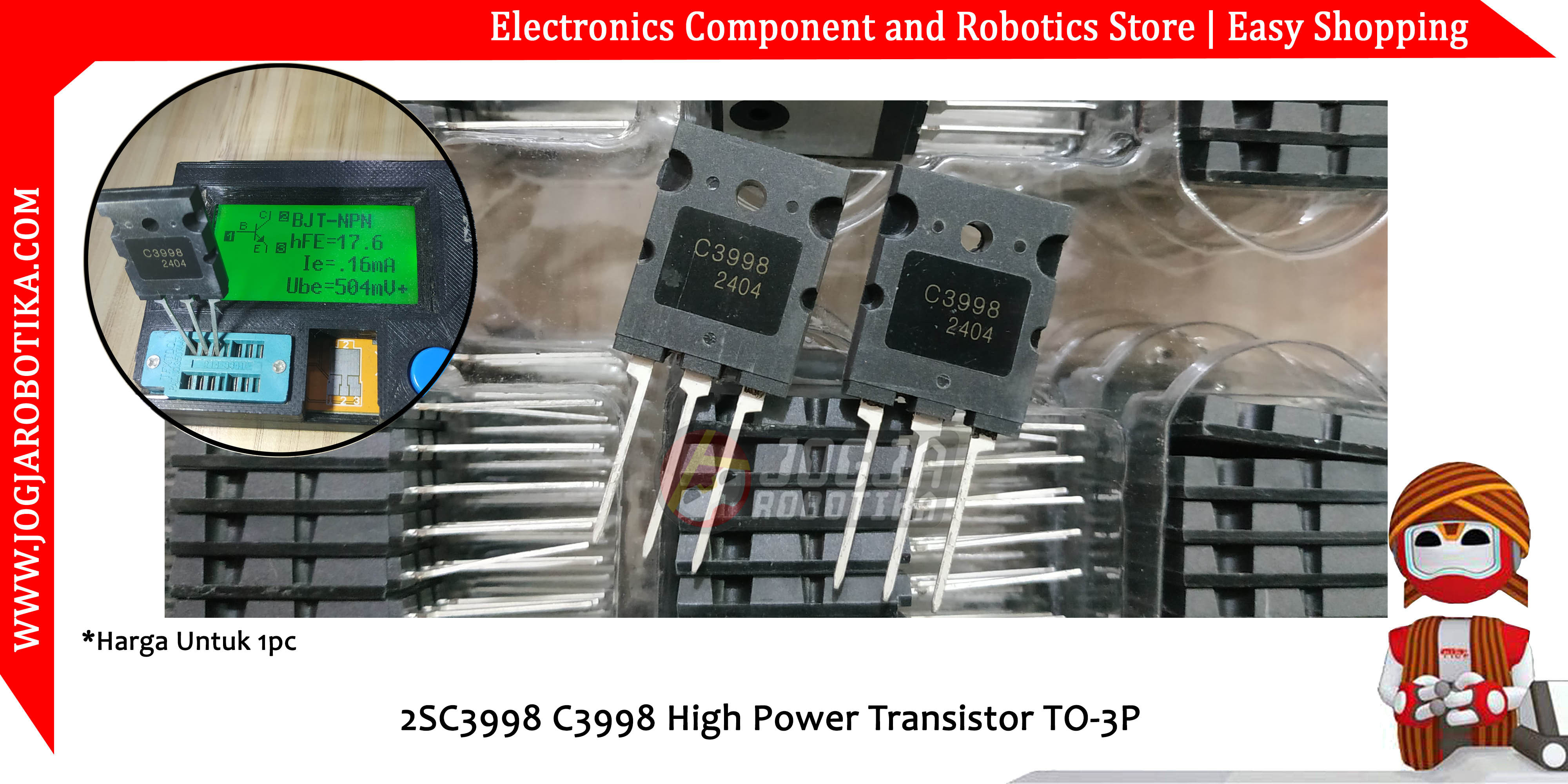 2SC3998 C3998 High Power Transistor TO-3P