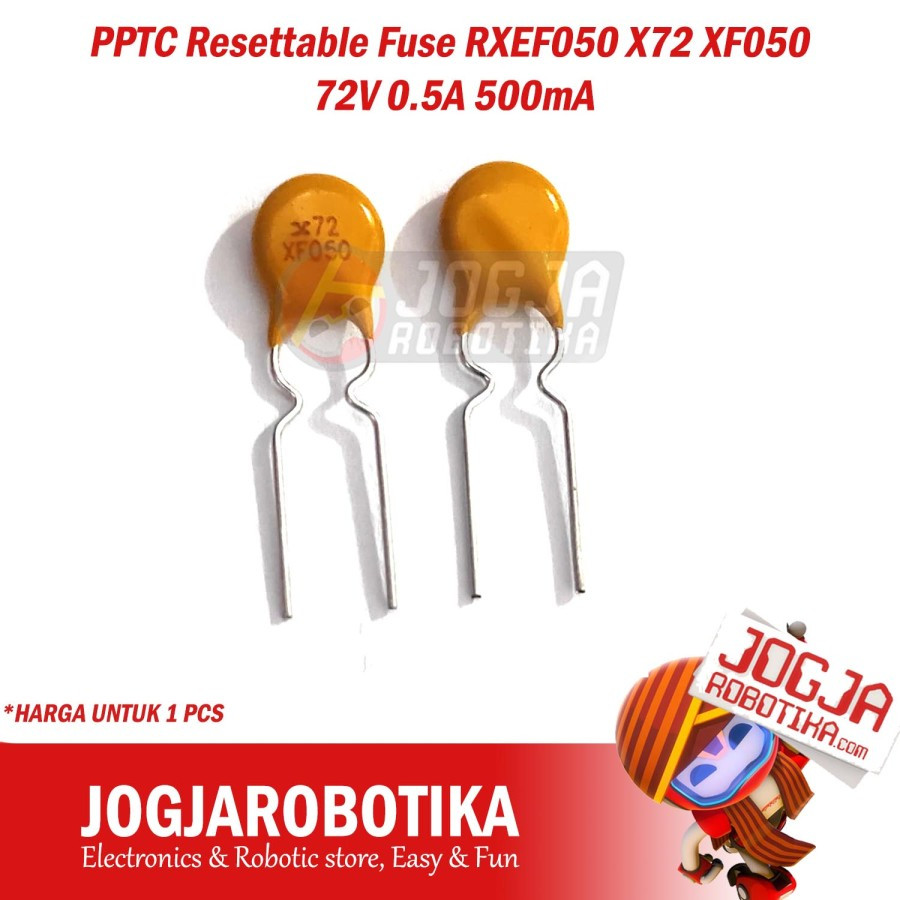 PPTC RESETTABLE FUSE RXEF050 X72 XF050 72V 0.5A