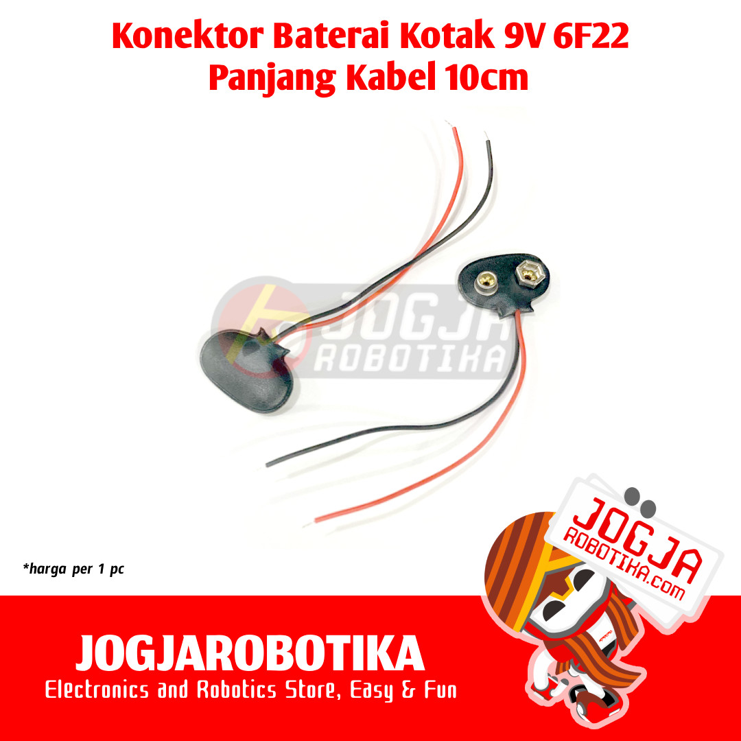 Konektor Baterai 9V 15cm