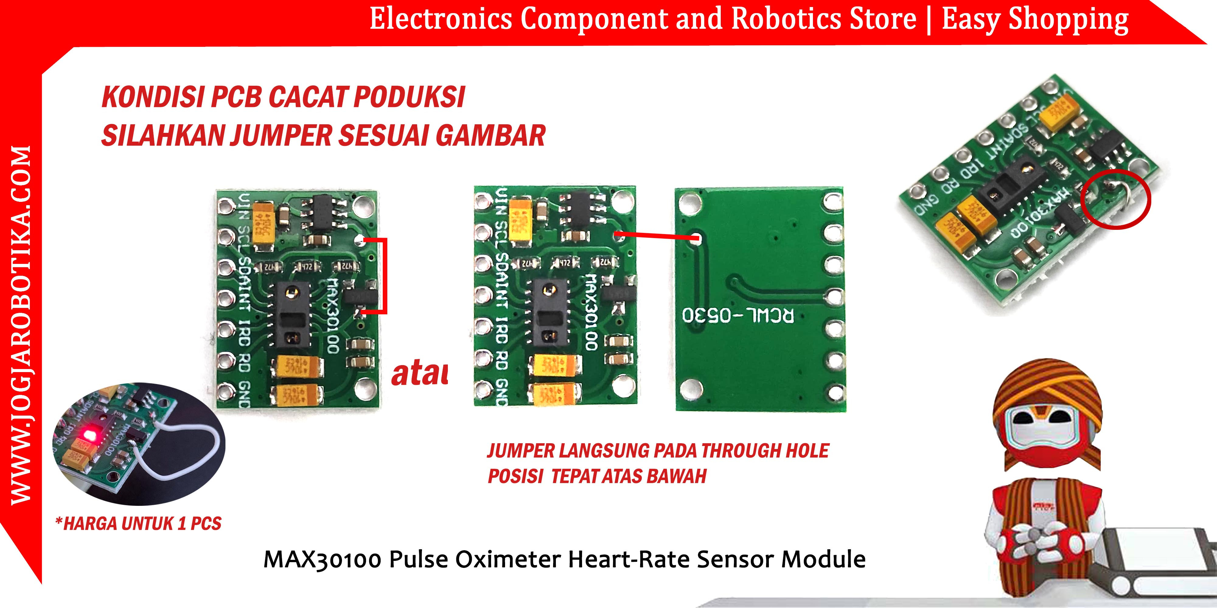 MAX30100 Pulse Oximeter Heart-Rate Sensor Module