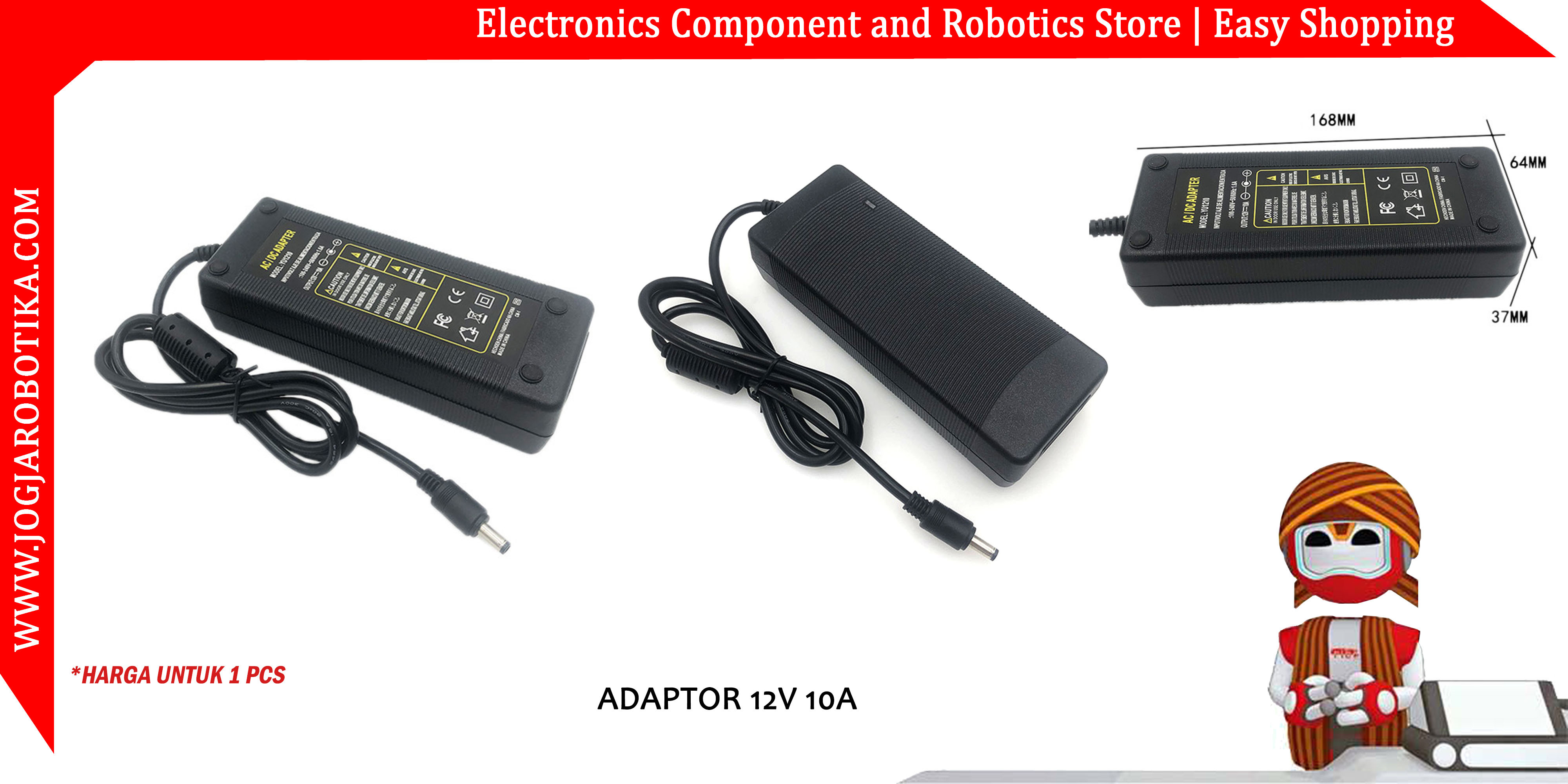 Adaptor 12V 10A