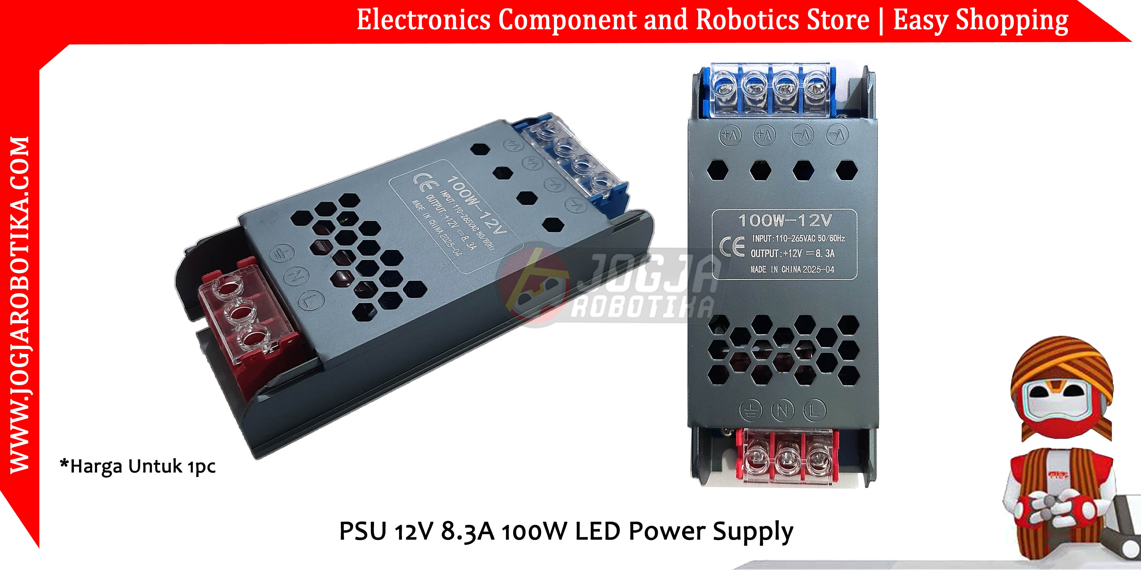 PSU 12V 8.3A 100W LED Power Supply