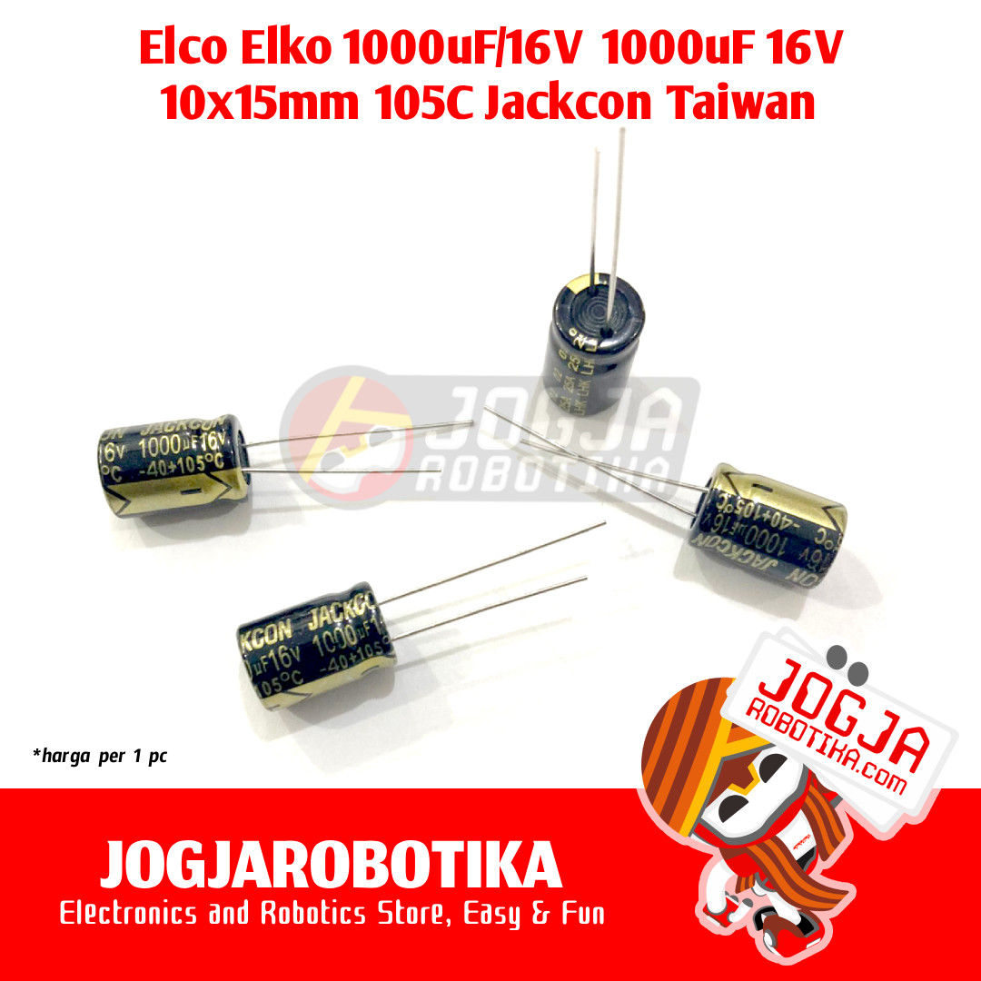 Kapasitor Elco Elko 1000uF/16V 1000uF 16V