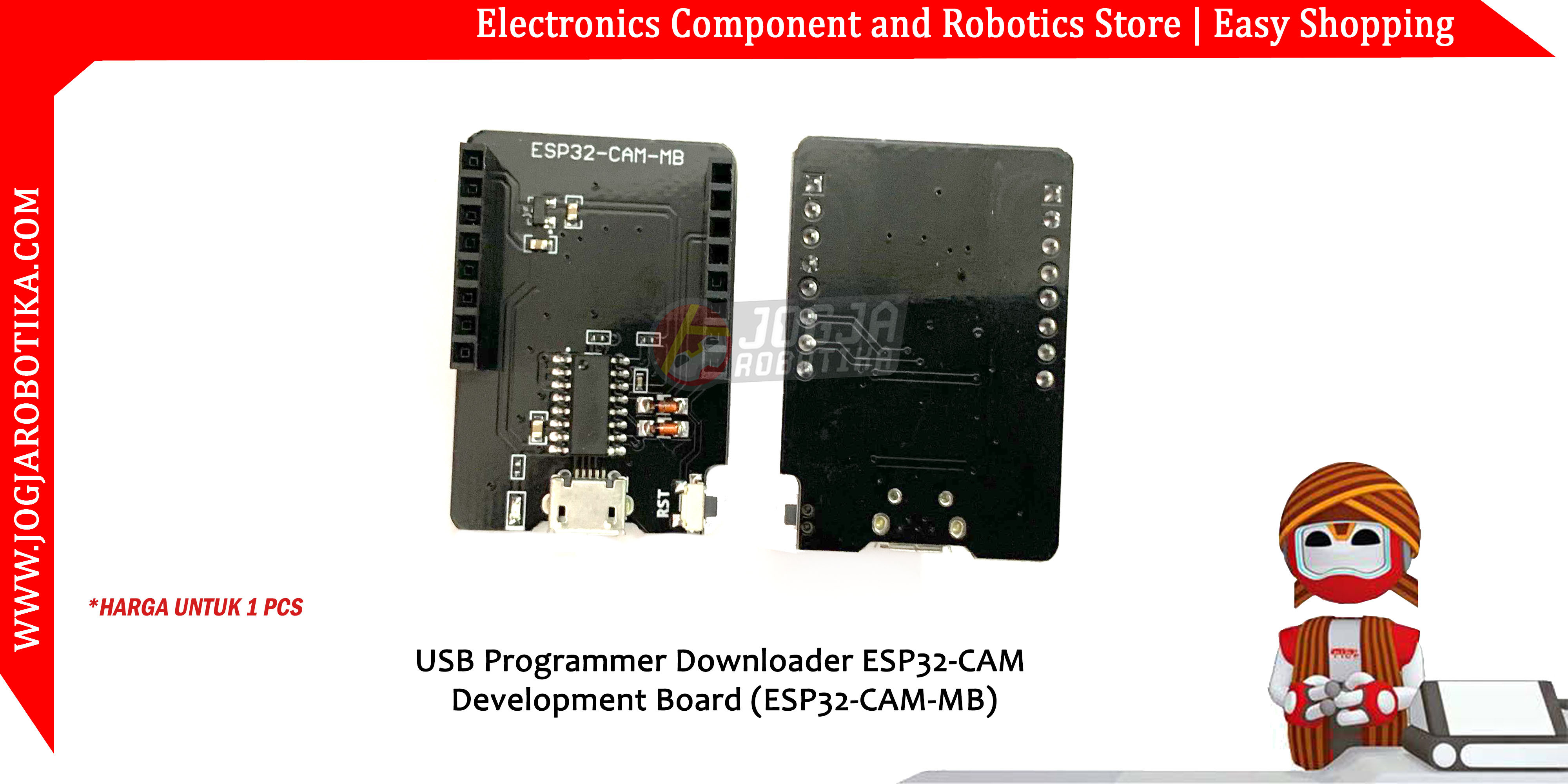 USB Programmer Downloader ESP32-CAM Development Board (ESP32-CAM-MB)