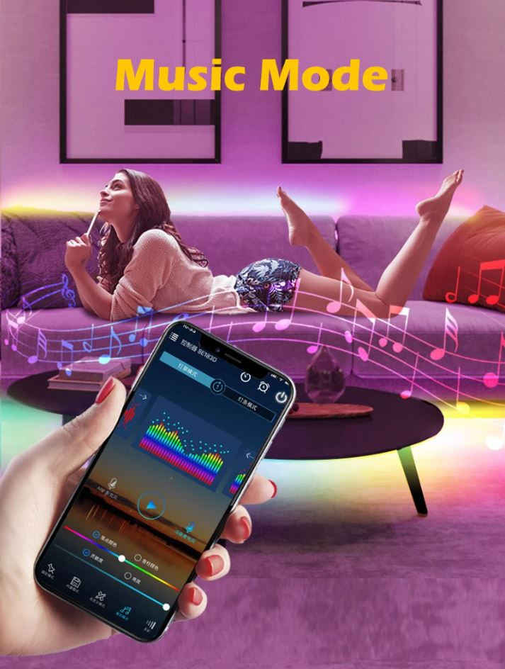 Controller RGB LED Strip WS2812 5V with Bluetooth Dedicated App Zengge