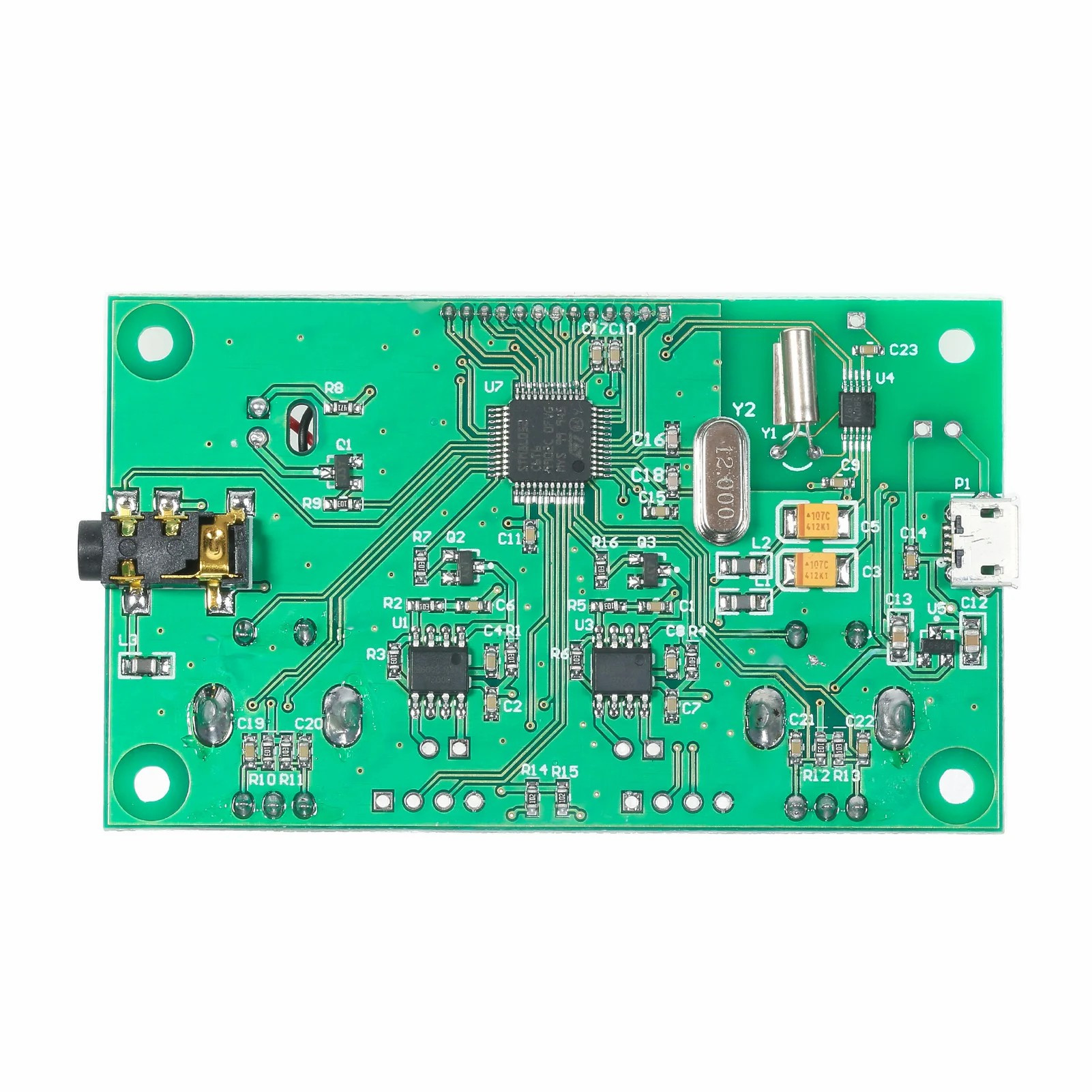 Digital Stereo FM Radio Receiver RX LCD Penerima Radio 76MHz-108MHz  DSP PLL Module