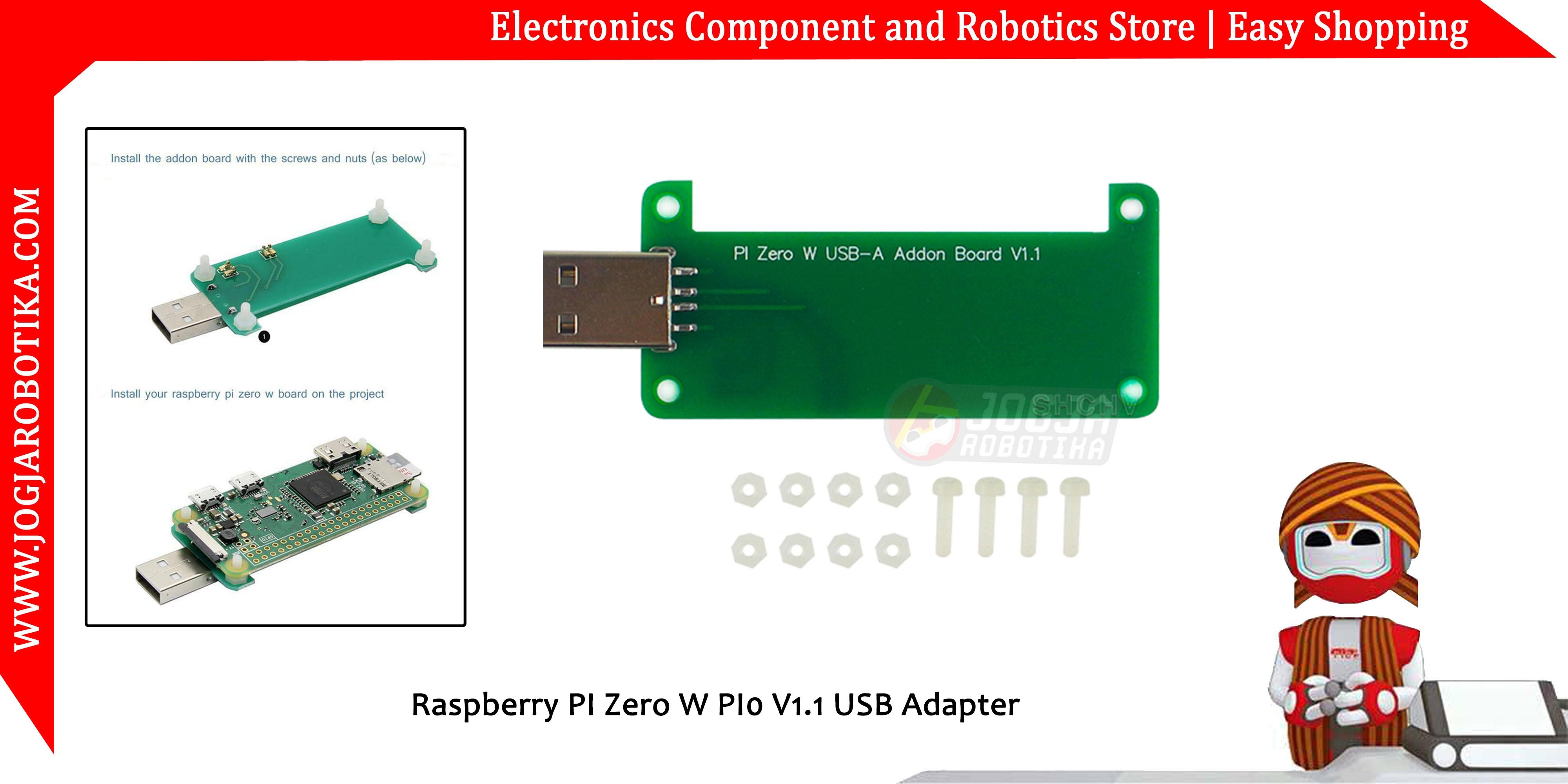 Raspberry PI Zero W PI0 V1.1 USB Adapter
