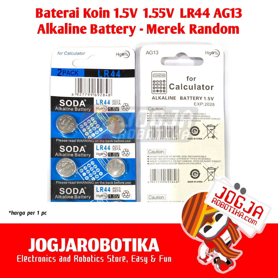 Battery Lithium 1.55V LR44 Maxell