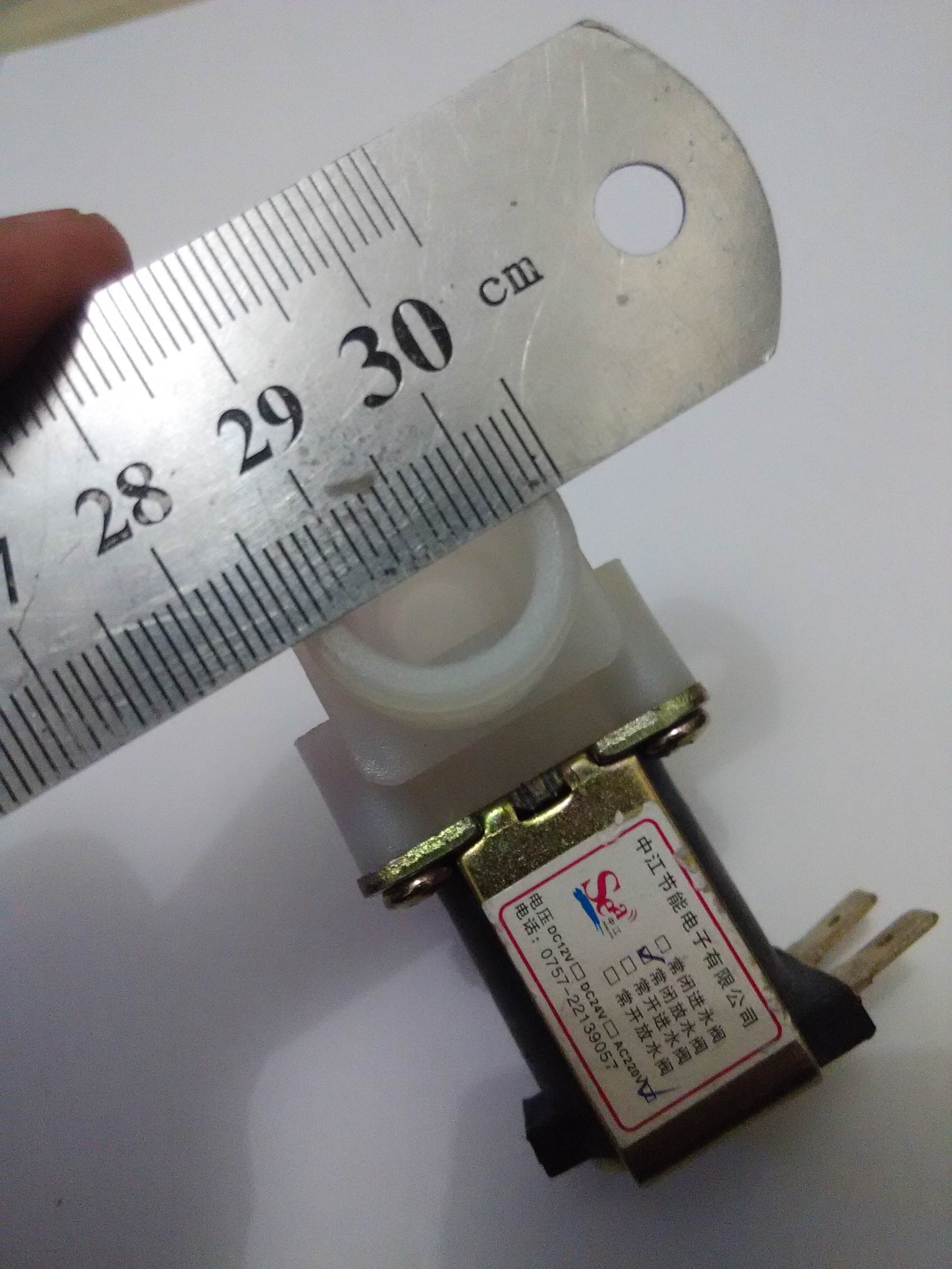 Katup Kran Air Elektrik 220V AC 1/2" Solenoid Water Valve Nylon NC