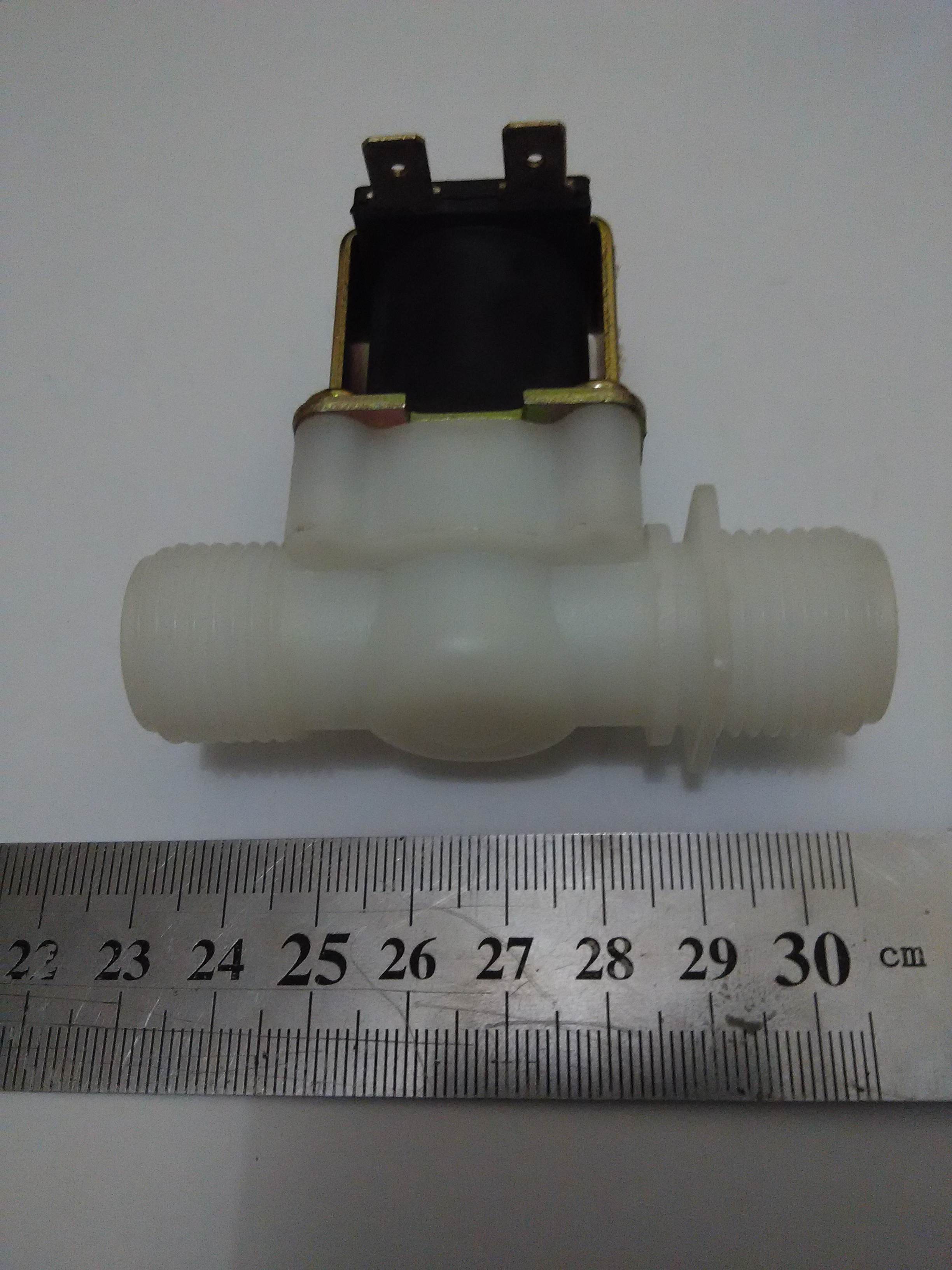 Katup Kran Air Elektrik 220V AC 1/2" Solenoid Water Valve Nylon NC