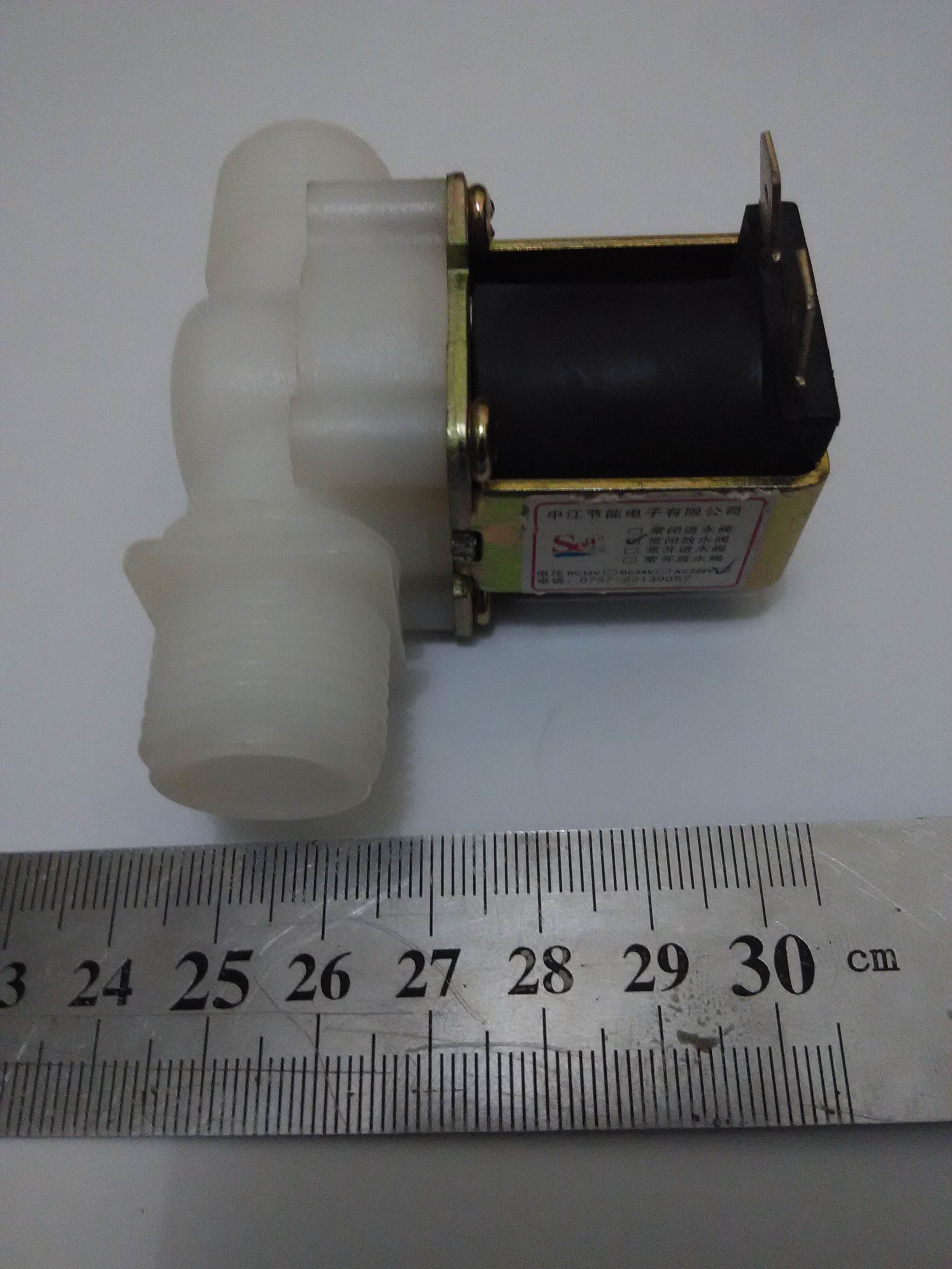 Katup Kran Air Elektrik 220V AC 1/2" Solenoid Water Valve Nylon NC