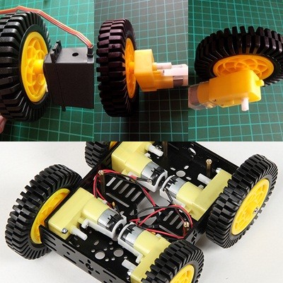 Roda 78MM Dual Shaft