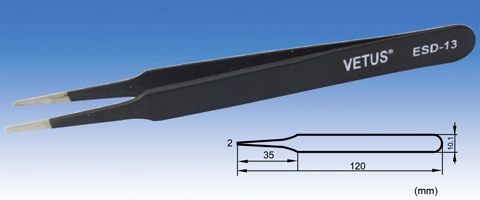 Pinset Vetus HRC40 ESD-13