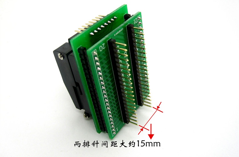 Programming Test IC Test Socket Adapter TQFP44 QFP44 to DIP40