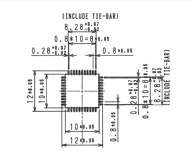 Programming Test IC Test Socket Adapter TQFP44 QFP44 to DIP40
