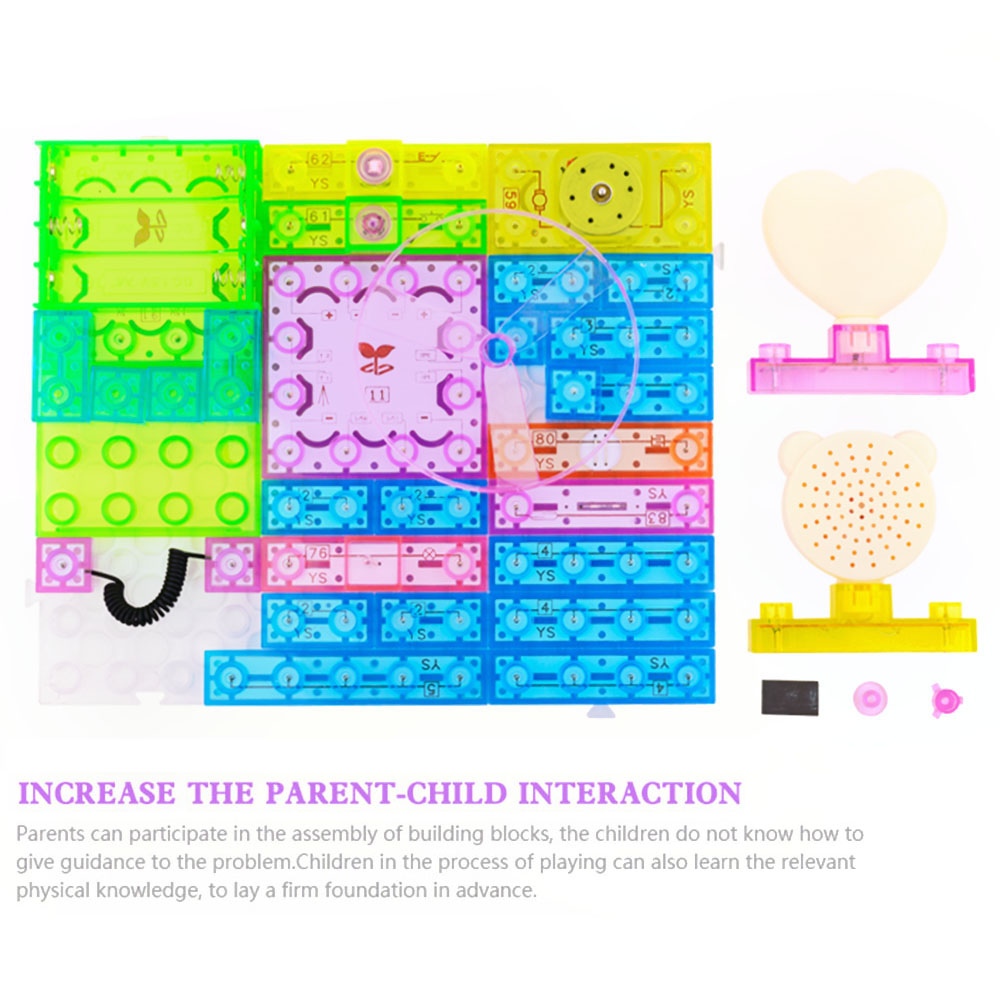 Integrated Circuit Building Blocks 115 Projects Electronic Playground Educational Toy Plastic Model Kits