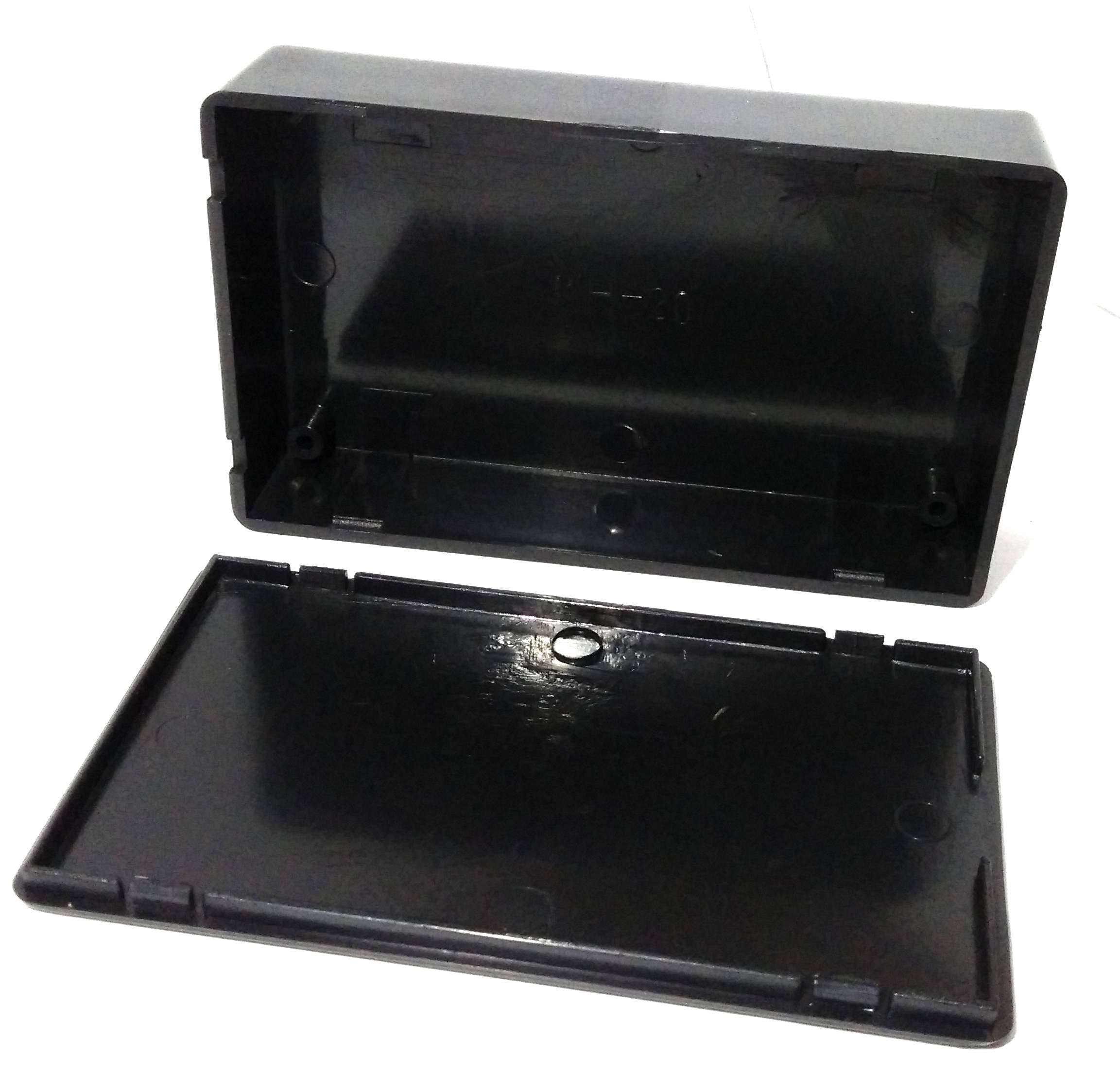 Box Plastik Hitam 100x60x25mm